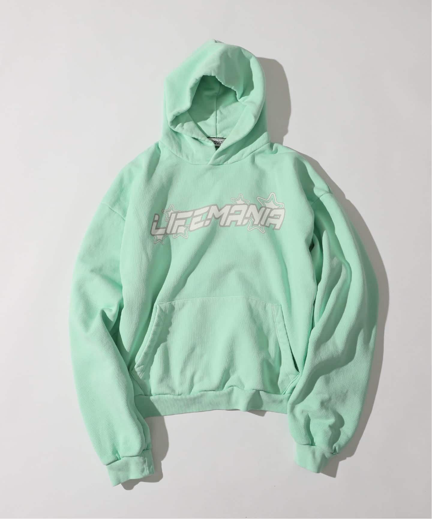 トップス LIFEMANIA LOGO HOODIE LIFEMANIA / ライフマニア RACING STAR LOGO HOODIE（パーカー）｜WISM