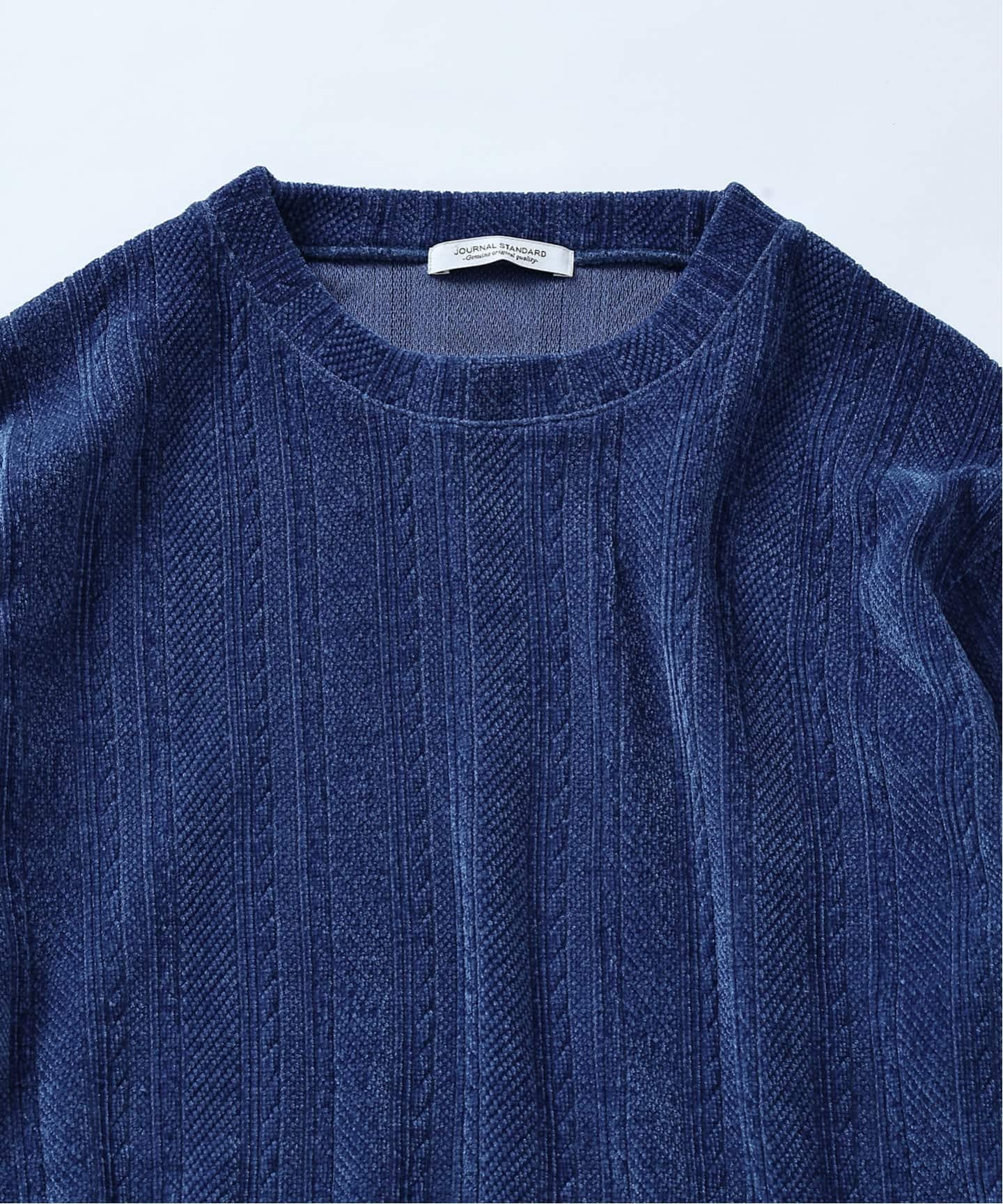 ジャーナルスタンダード（JOURNAL STANDARD）/シェニール ジャガード クルーネック ロンT シェニール ジャガード クルーネック ロンT（Tシャツ／カットソー