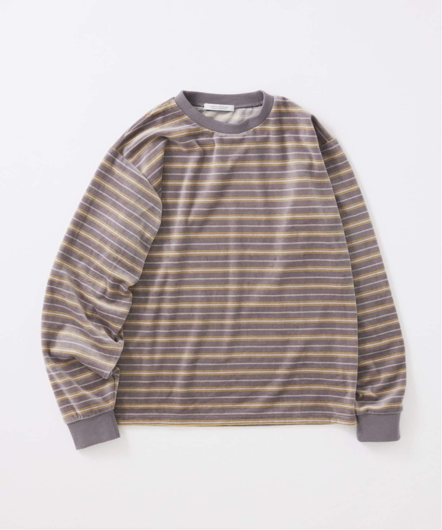 マスターマインドワールド★19AW バックスカルベロアボーダーカットソー マスターマインドワールド☆19AW バックスカルベロアボーダー