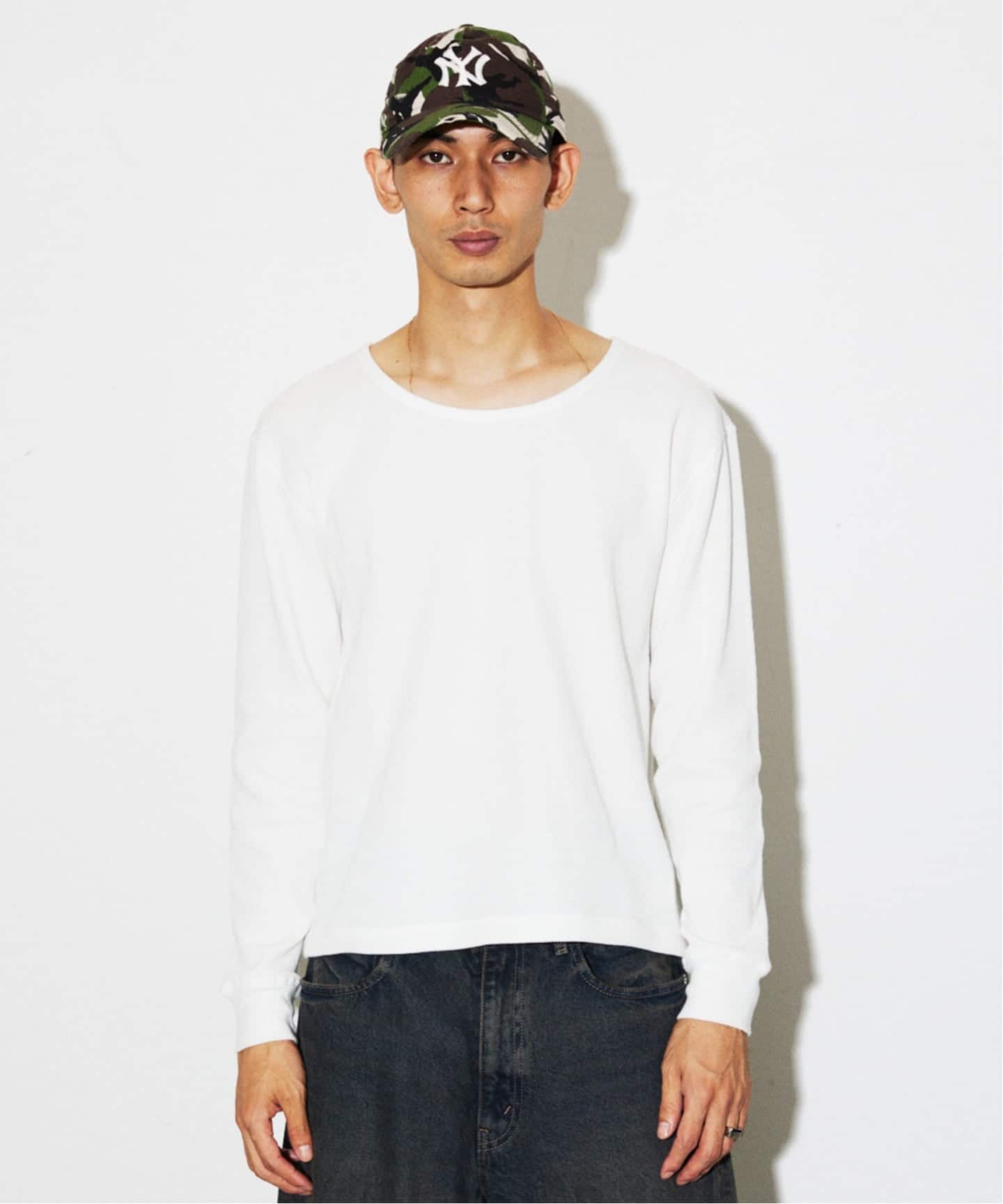 ワイド ネック サーマル ロンT（Tシャツ／カットソー）｜JOURNAL