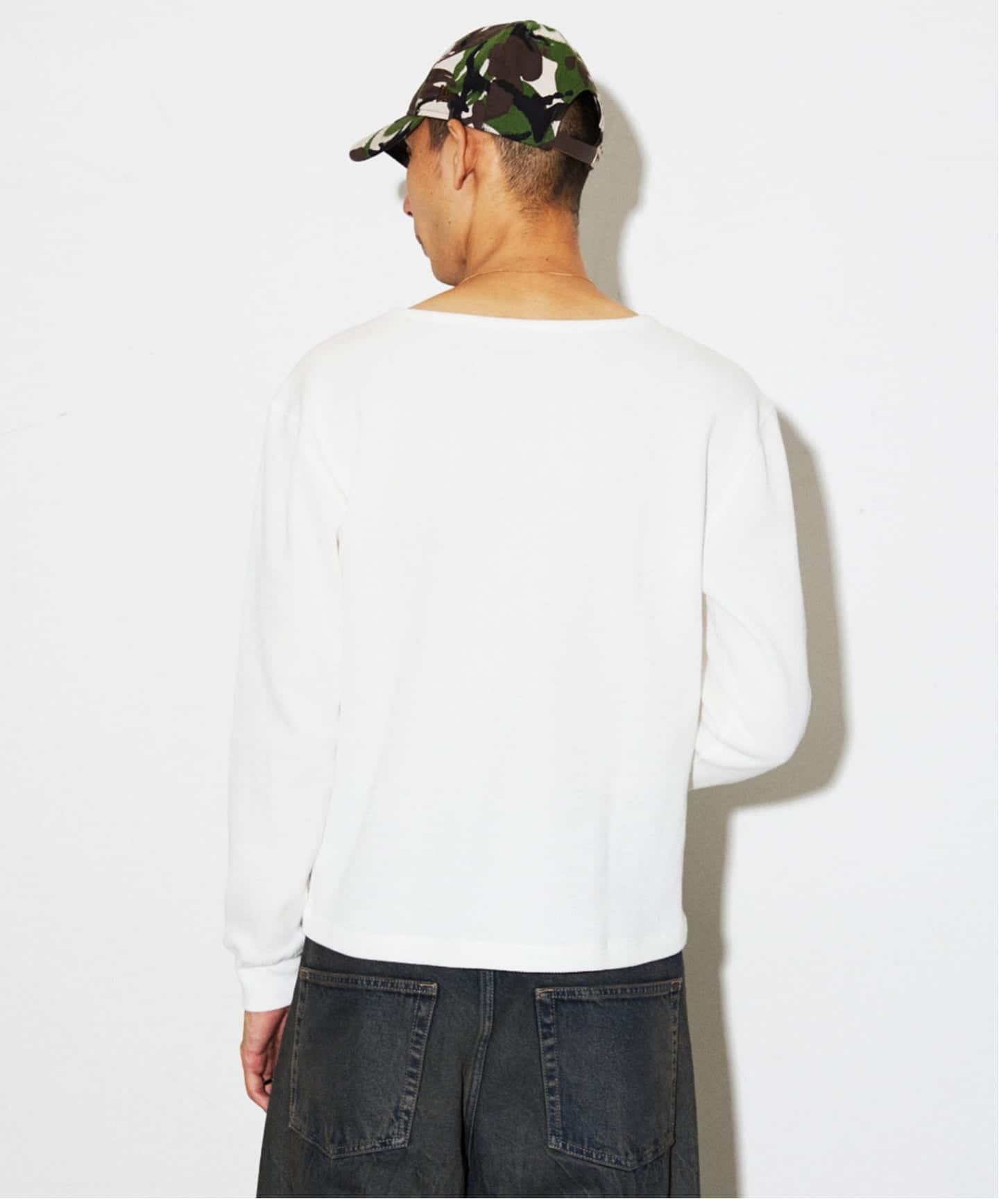 ワイド ネック サーマル ロンT（Tシャツ／カットソー）｜JOURNAL