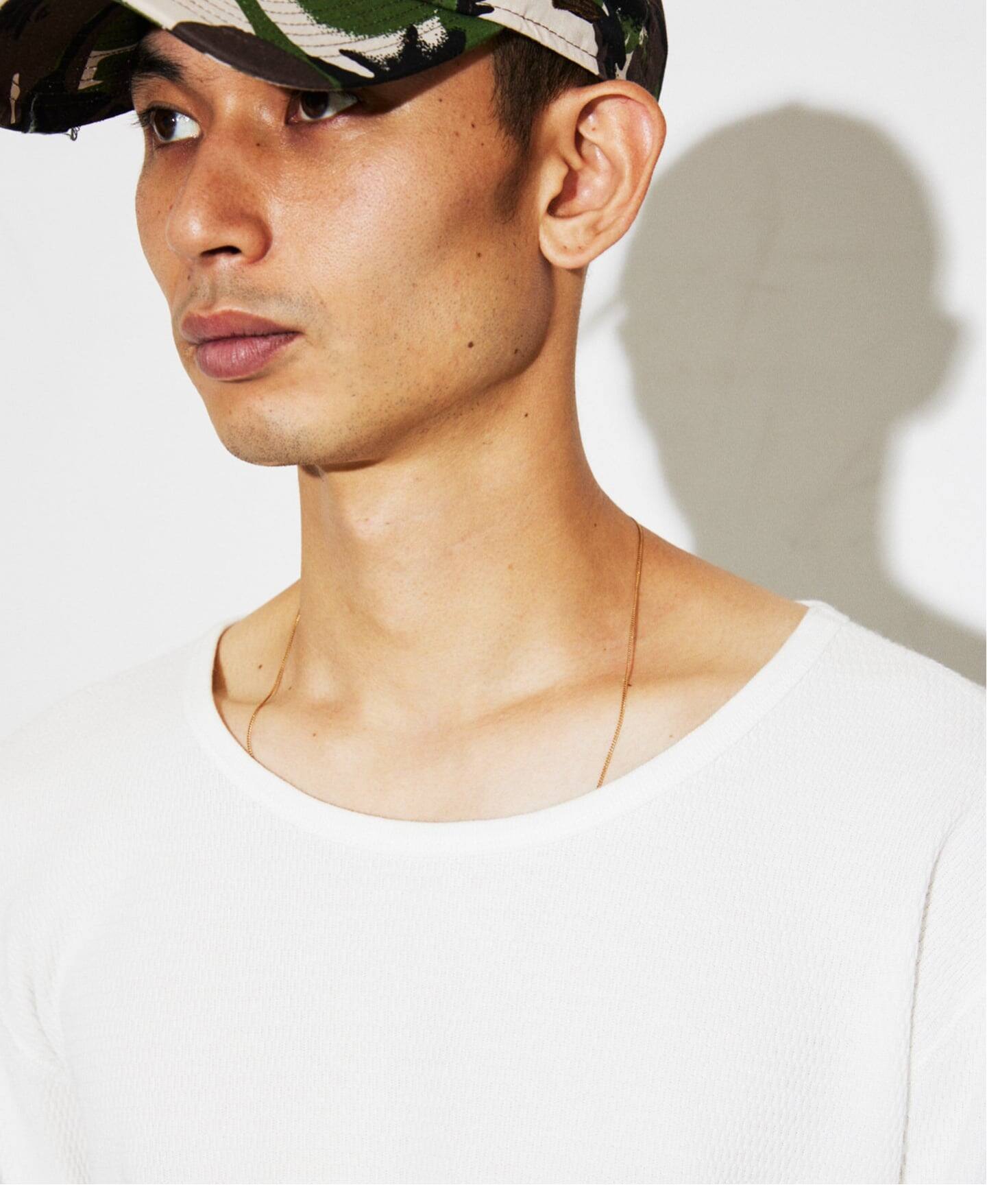 ワイド ネック サーマル ロンT（Tシャツ／カットソー）｜JOURNAL