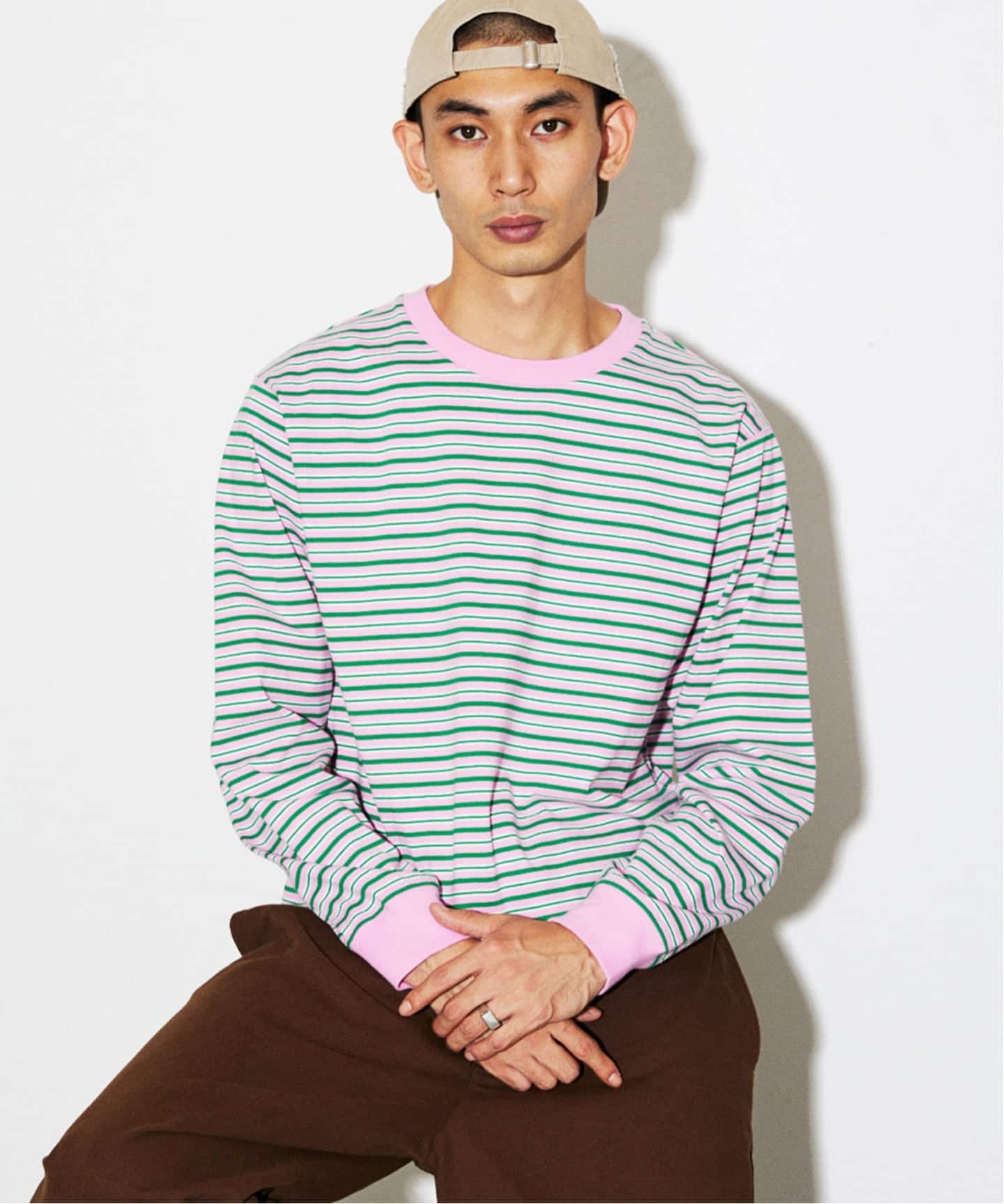 ショートイズベター ロングスリーブTシャツ “短丈”