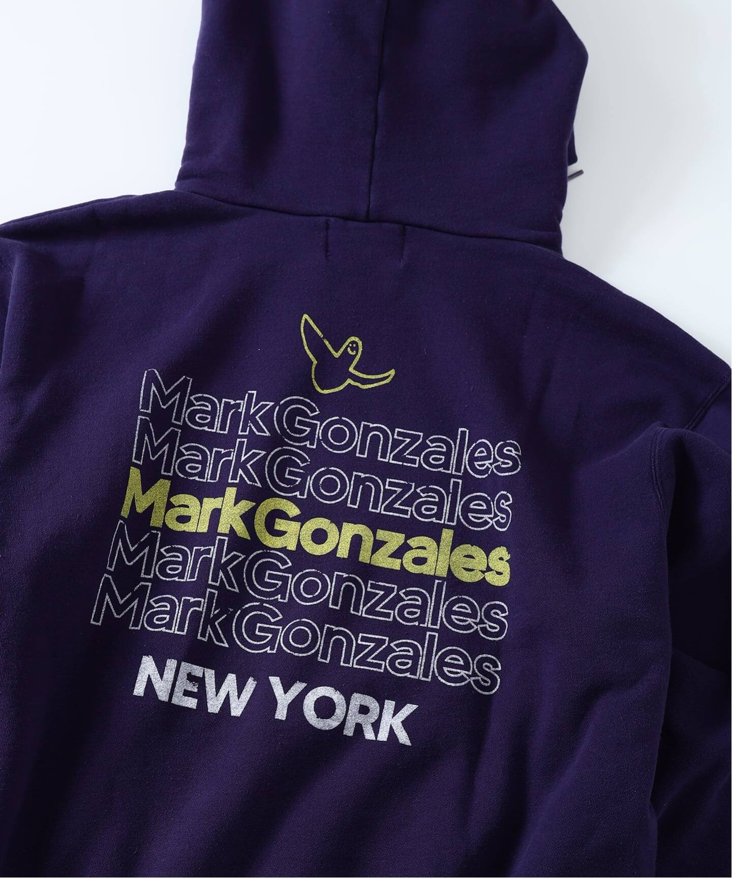 Mark Gonzales フード付きウエア 楽天市場】MARK GONZALES マークゴンザレス パーカー ZIGZAG EMB