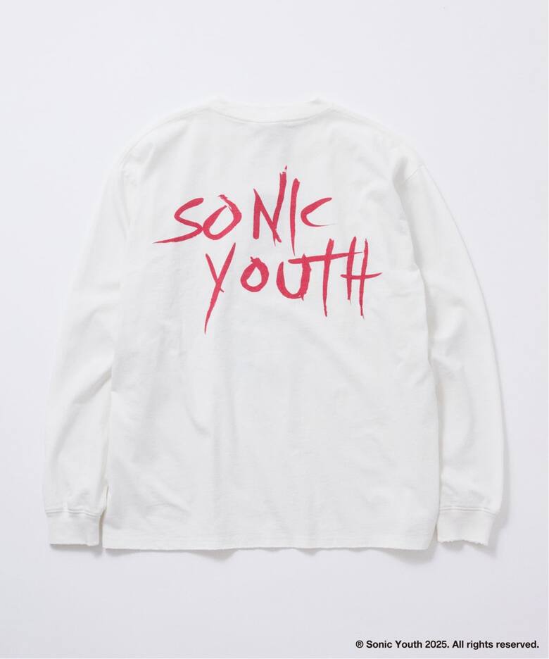 SONIC YOUTH / ソニック・ユース 別注 プリント ロンT（Tシャツ 