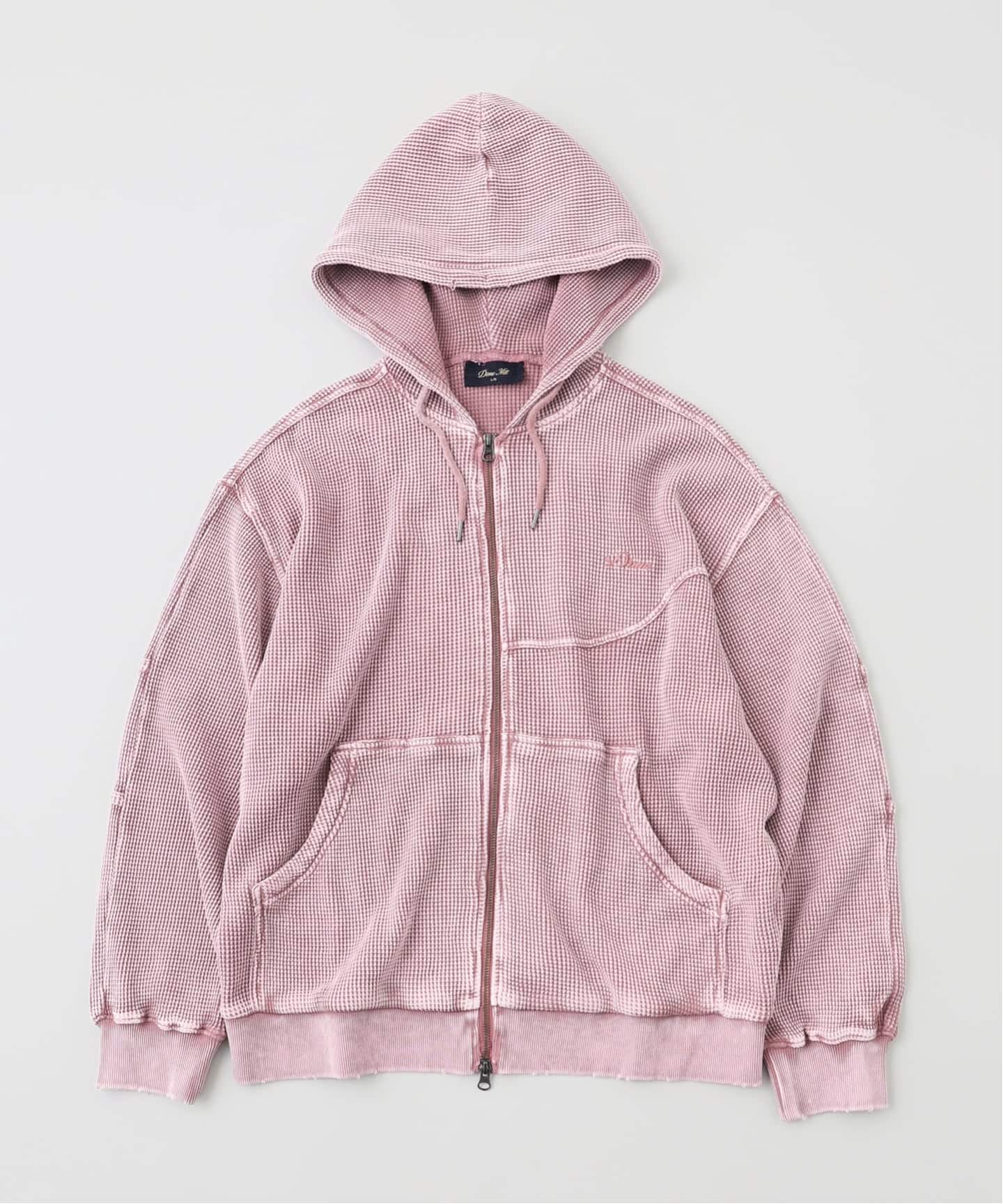 DIME / ダイム PREMIUM WAFFLE ZIP-HOODIE