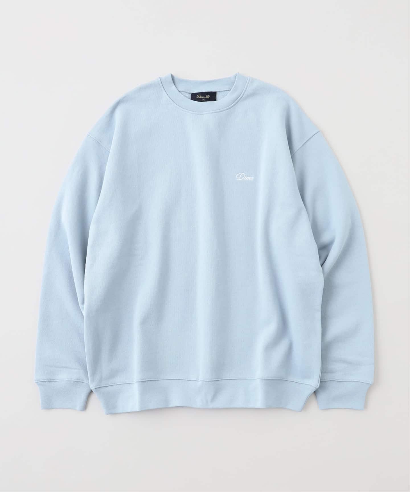 Dime グレー刺繍ロゴクルーネックスウェット トレーナー スウェット Dime/ダイム/Classic Small Logo