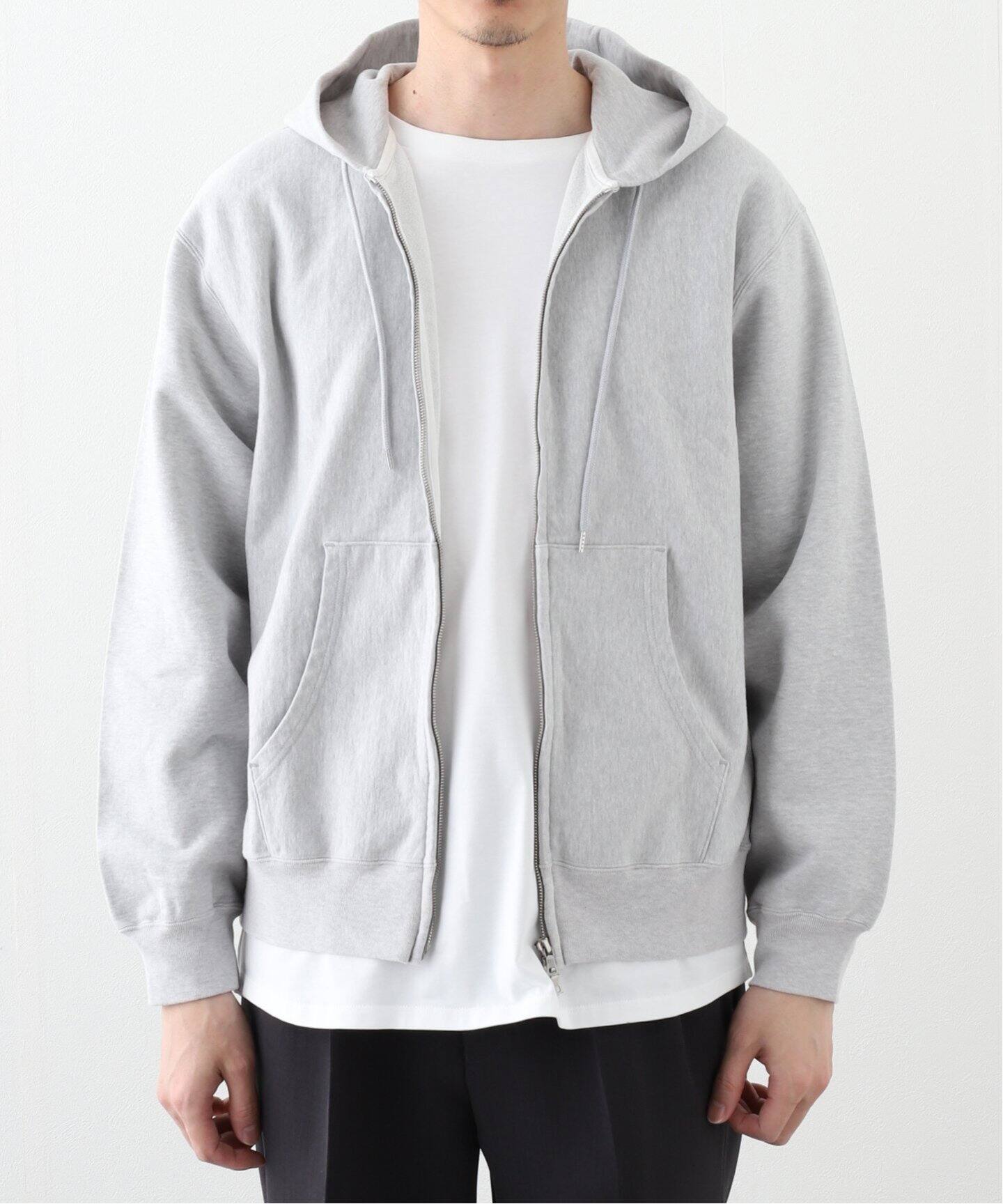 blurhms / ブラームス Thin-Sweat Hoodie Zip（Tシャツ／カットソー