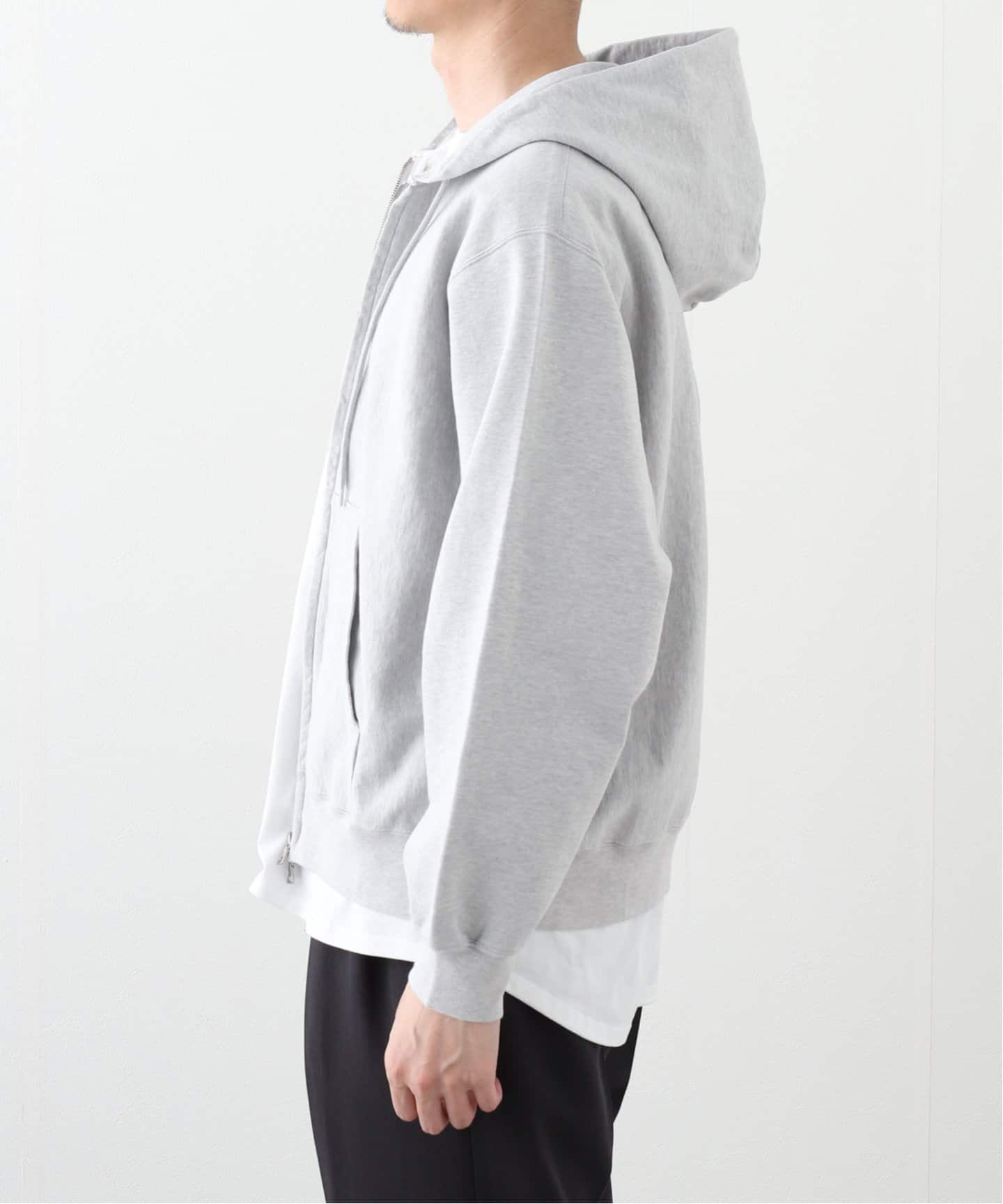 blurhms / ブラームス Thin-Sweat Hoodie Zip（Tシャツ／カットソー