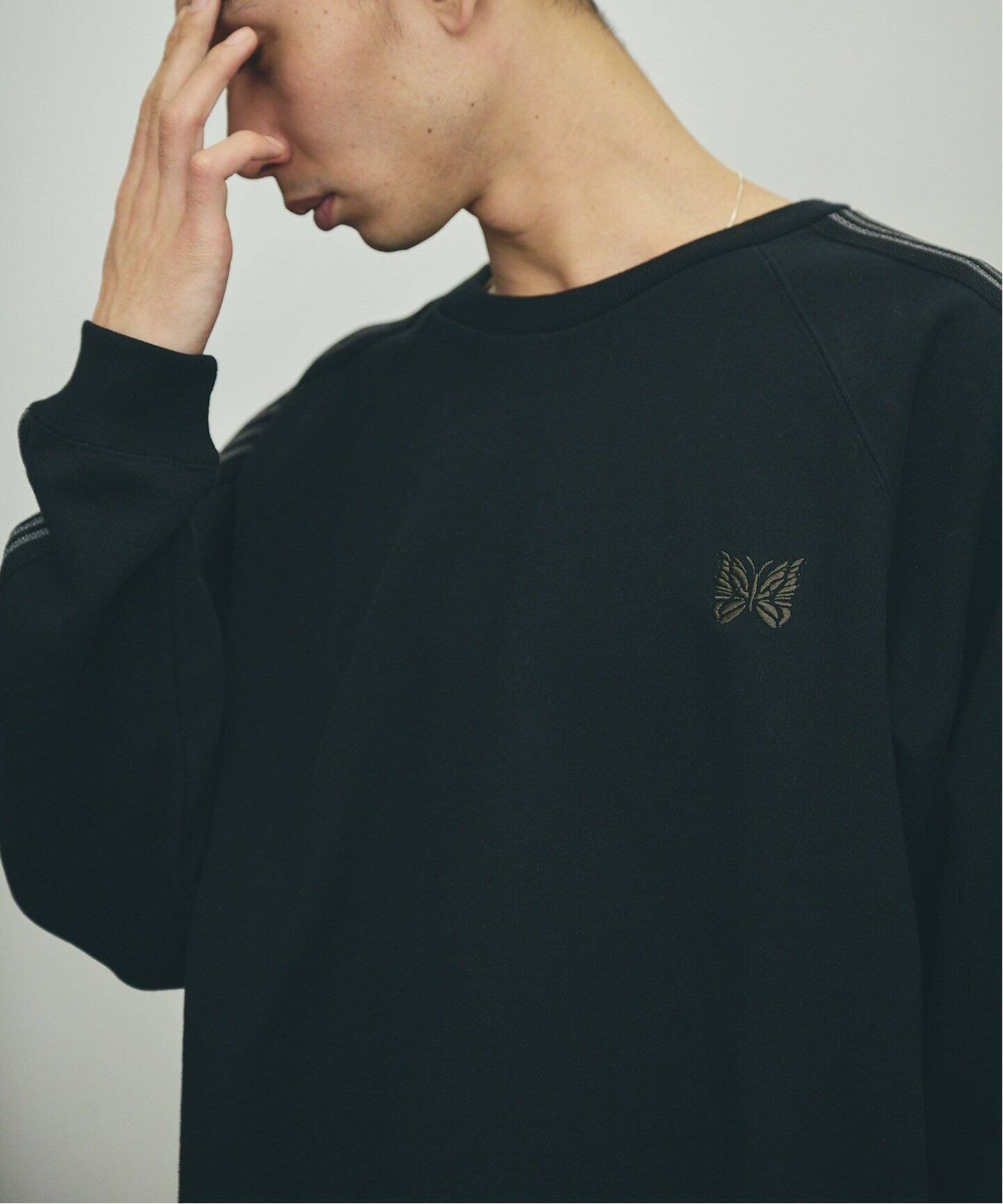 SALE くれよ ニードルス パピヨンクルーネックスウェット 