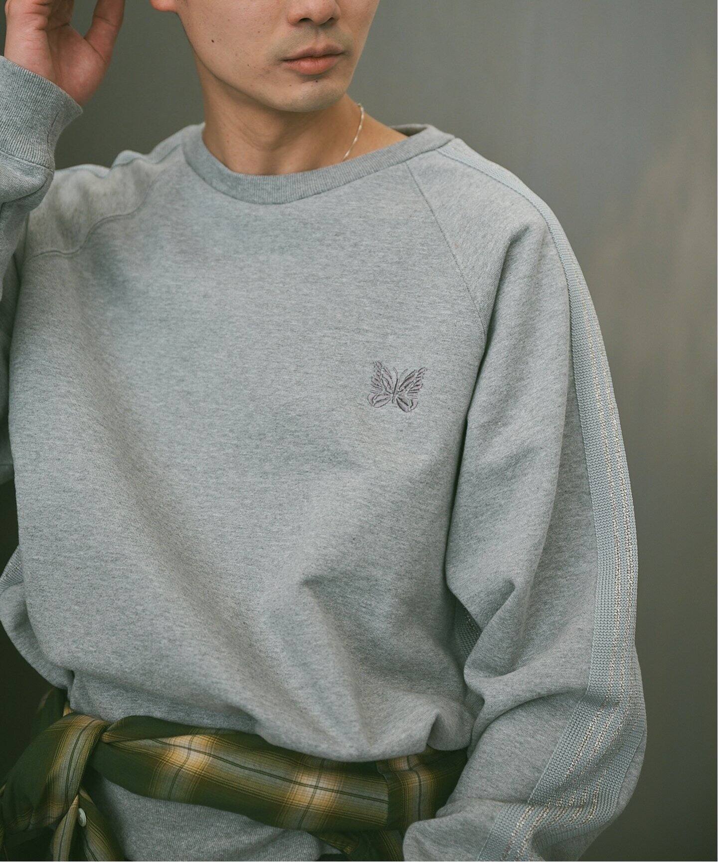 NEEDLES / ニードルズ 別注 トラッククルーネックスウェット  