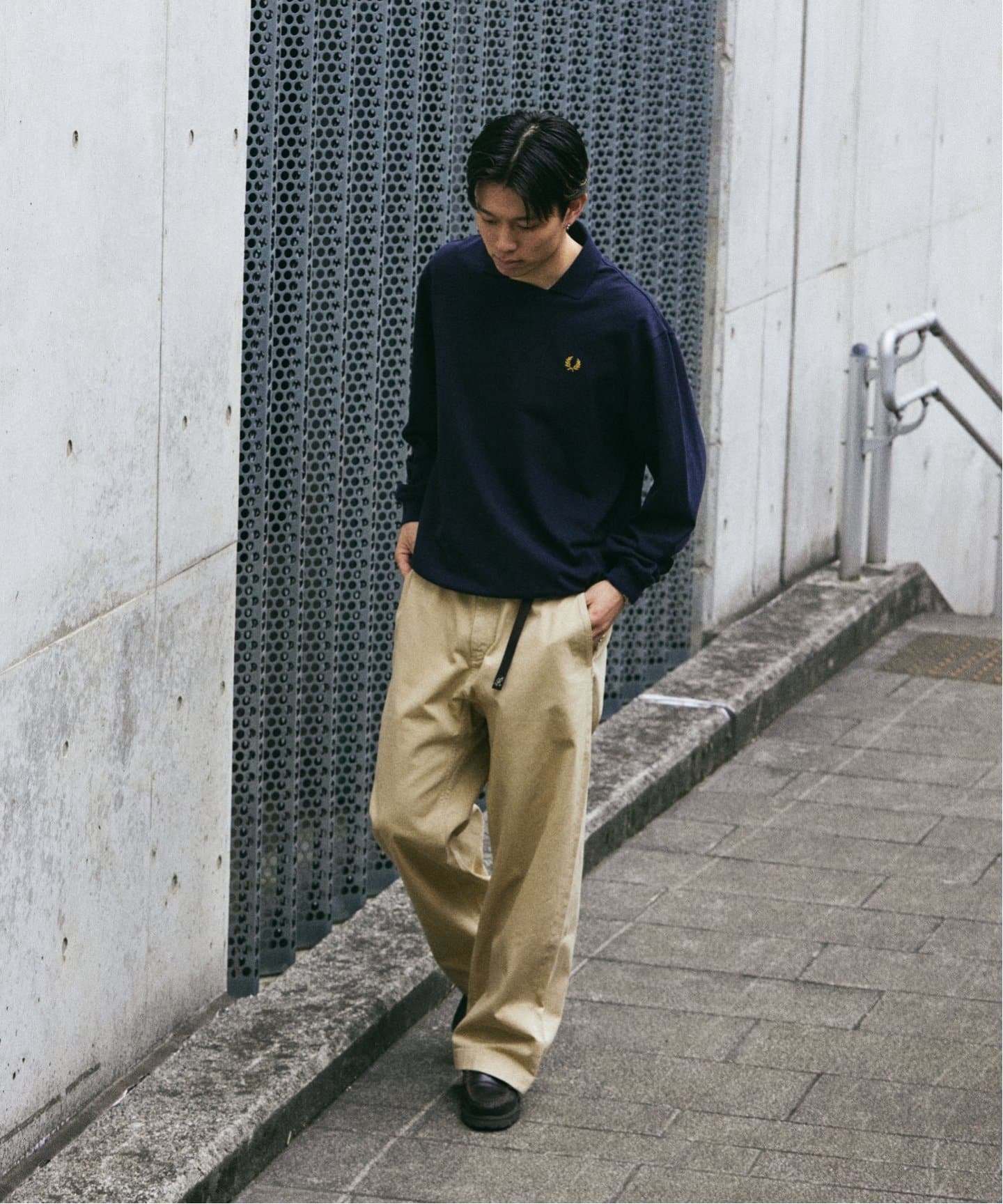 FRED PERRYフットボールスウェットシャツ ジャーナルスタンダード JOURNAL STANDARD FRED PERRY for