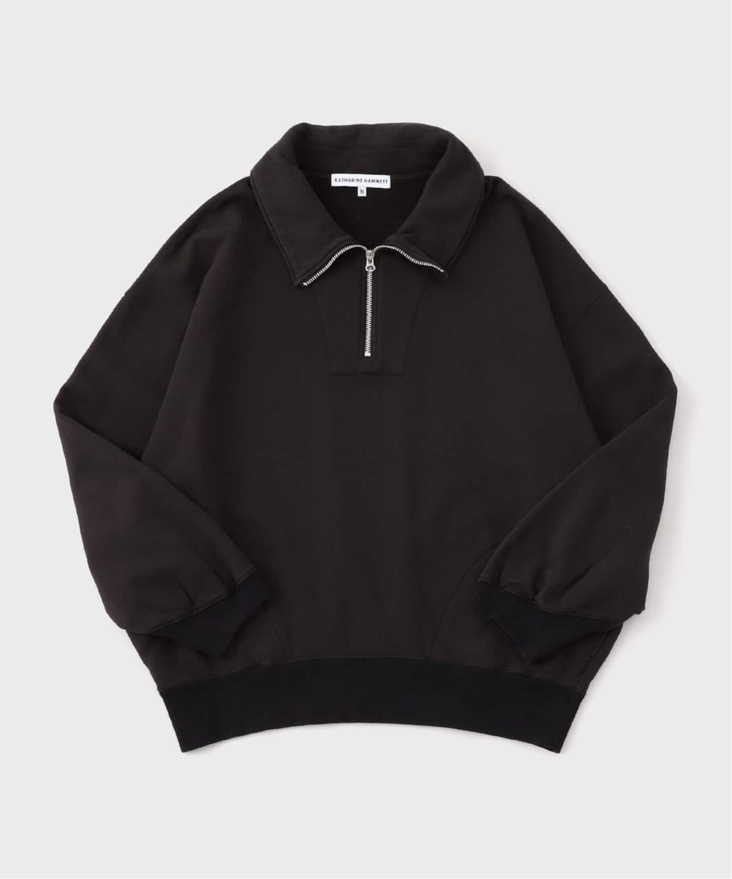 KATHARINE HAMNETT / キャサリン ハムネット GARMENT DYED HALF ZIP