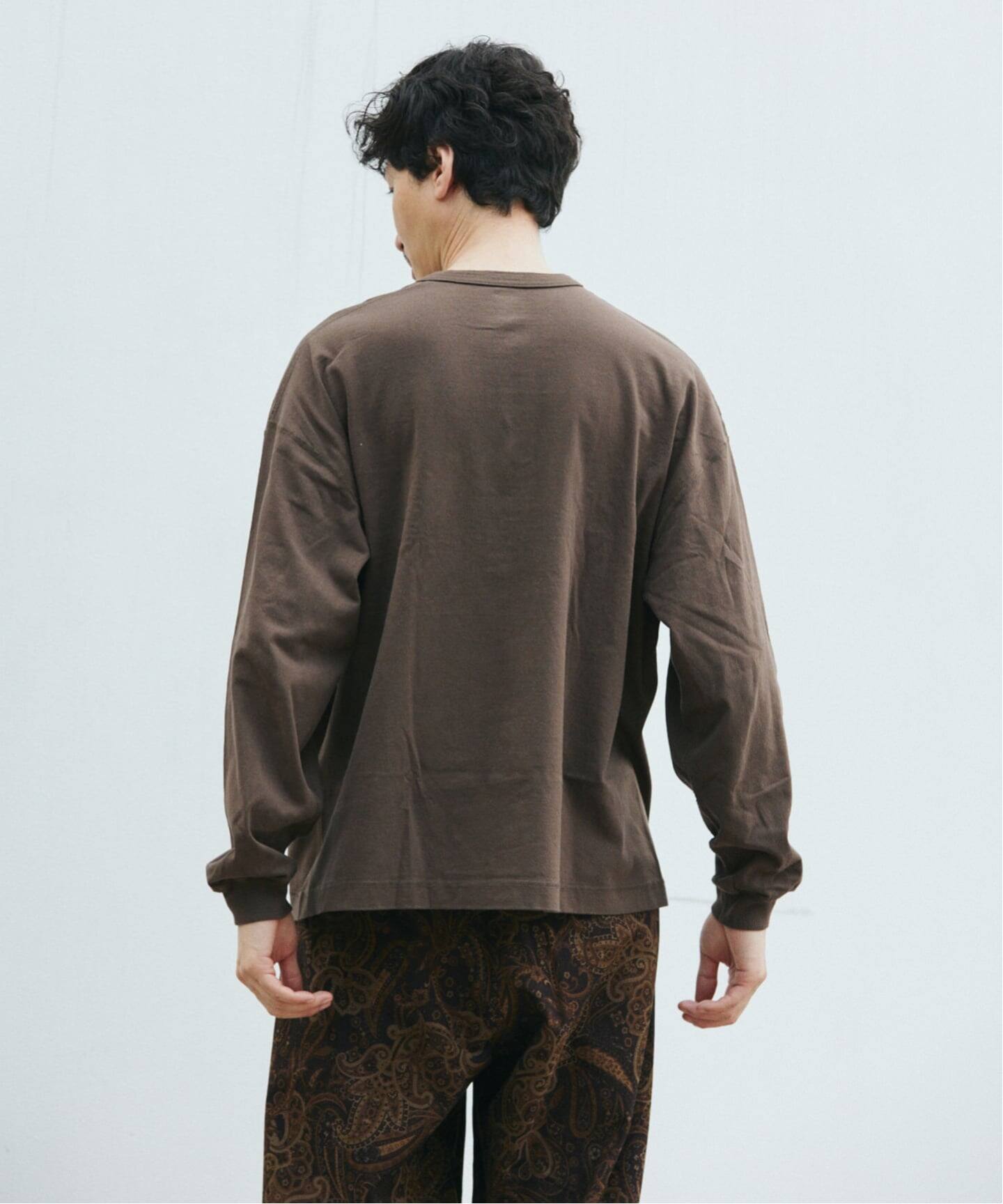 Health knit / ヘルスニット 別注 ヘンリー ネックロンT（Tシャツ