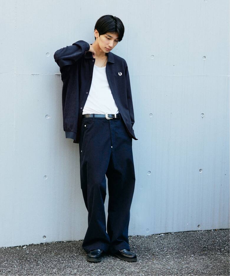 FRED PERRY / フレッドペリー 別注 フル ボタン ピケ ポロシャツ 