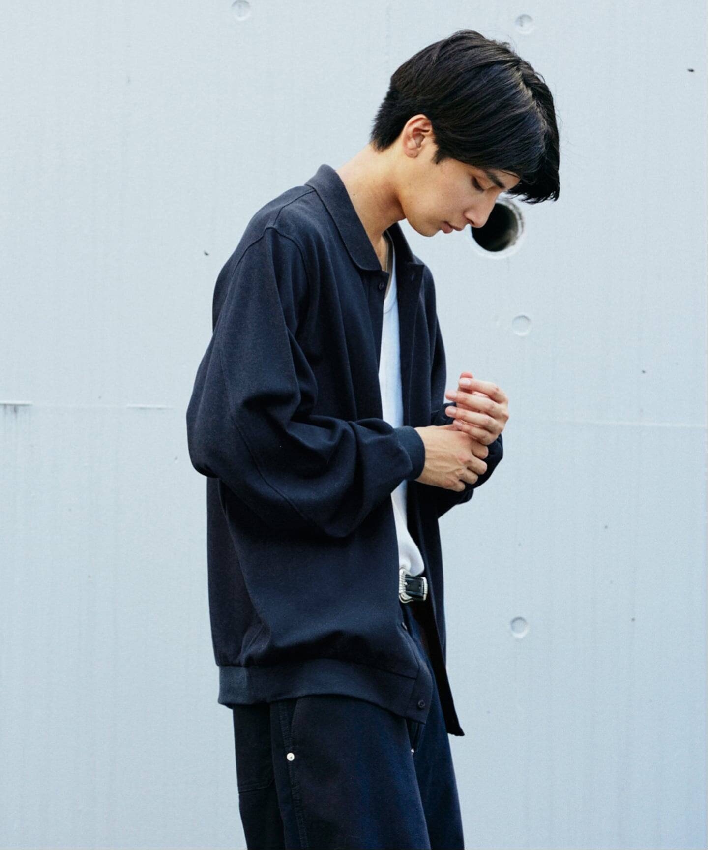 FRED PERRY / フレッドペリー 別注 フル ボタン ピケ ポロシャツ