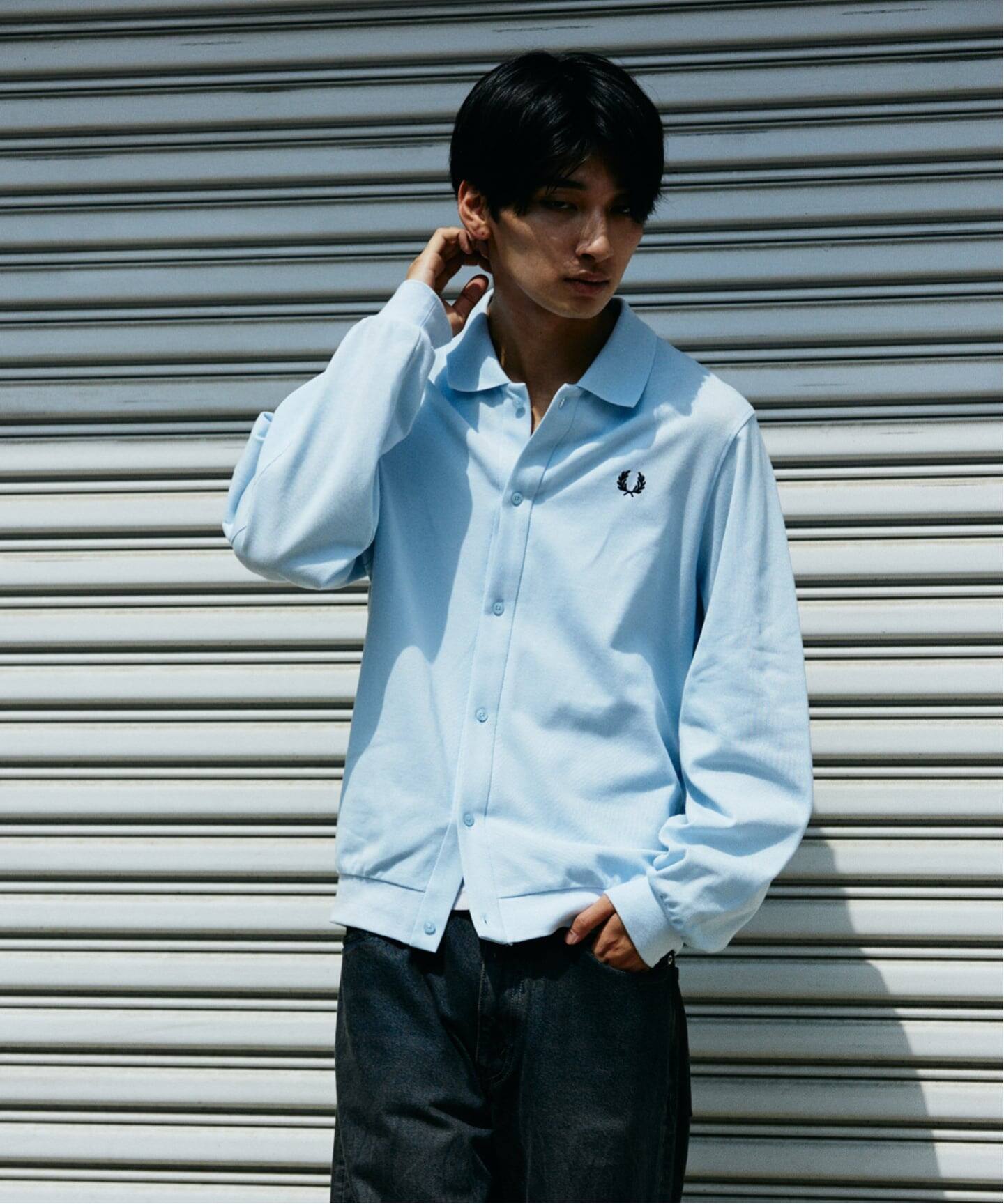 FRED PERRY / フレッドペリー 別注 フル ボタン ピケ ポロシャツ FRED PERRY / フレッドペリー 別注 フル ボタン ピケ ポロシャツ