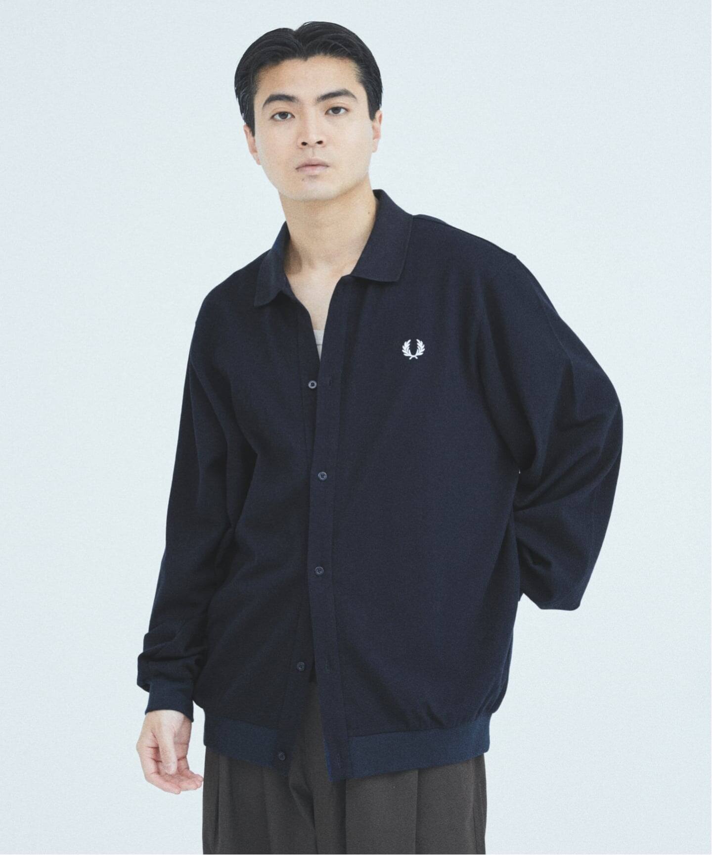 FRED PERRY / フレッドペリー 別注 フル ボタン ピケ ポロシャツ