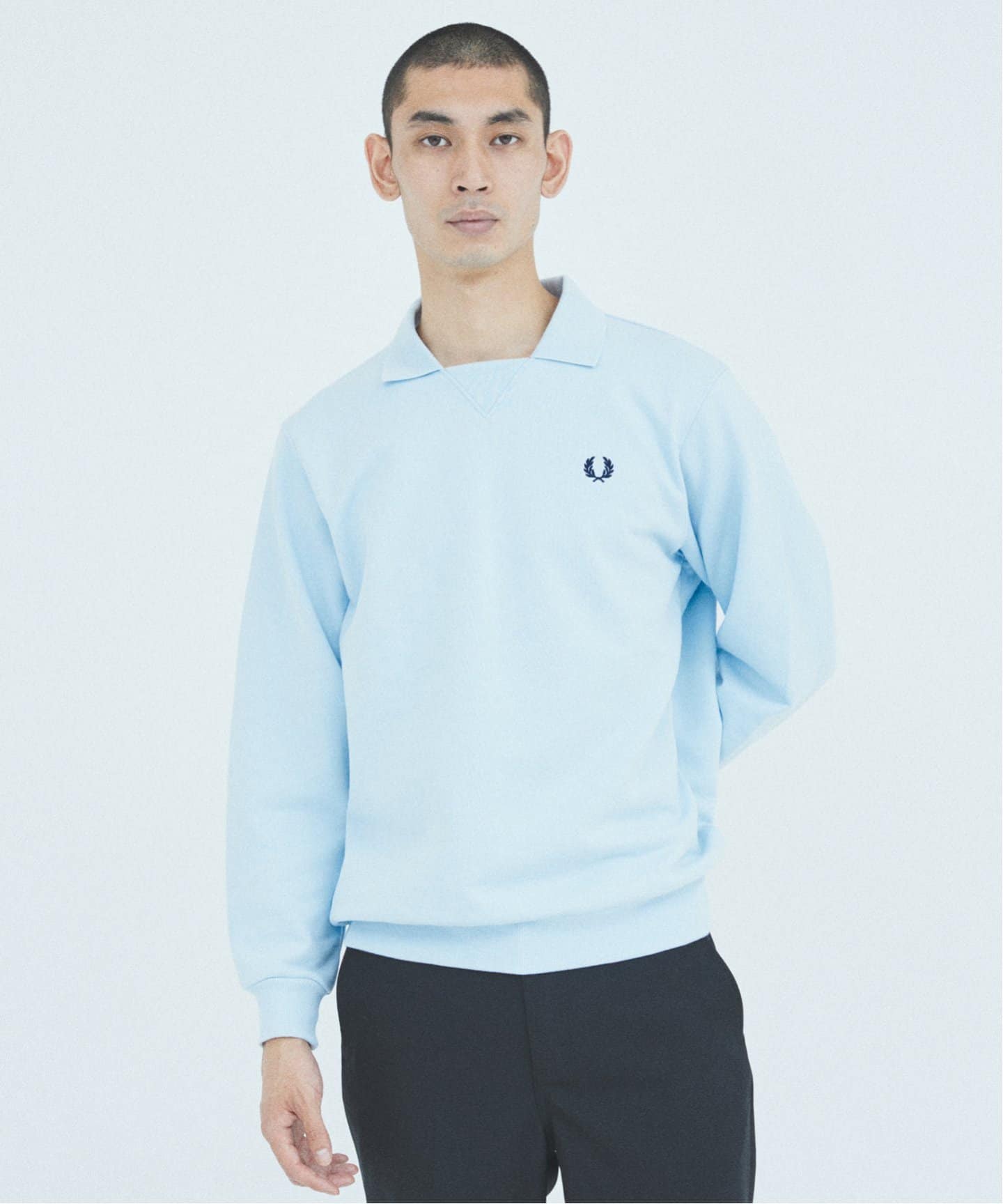 【上品】 予約》FRED PERRY カラー フットボール 別注 フレッドペリー / トップス