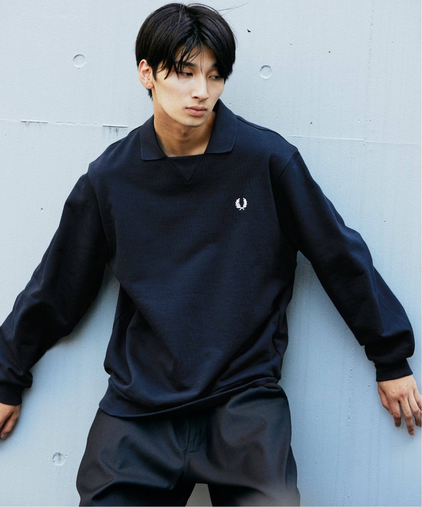 FRED PERRY / フレッドペリー 別注 フットボール カラー スウェット 