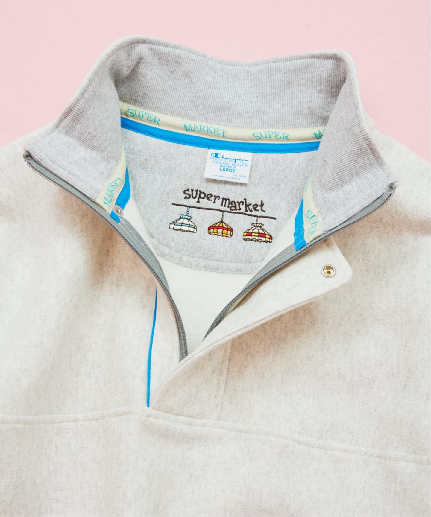 CHAMPION / チャンピオン for スーパーマーケット ハーフ ジップ