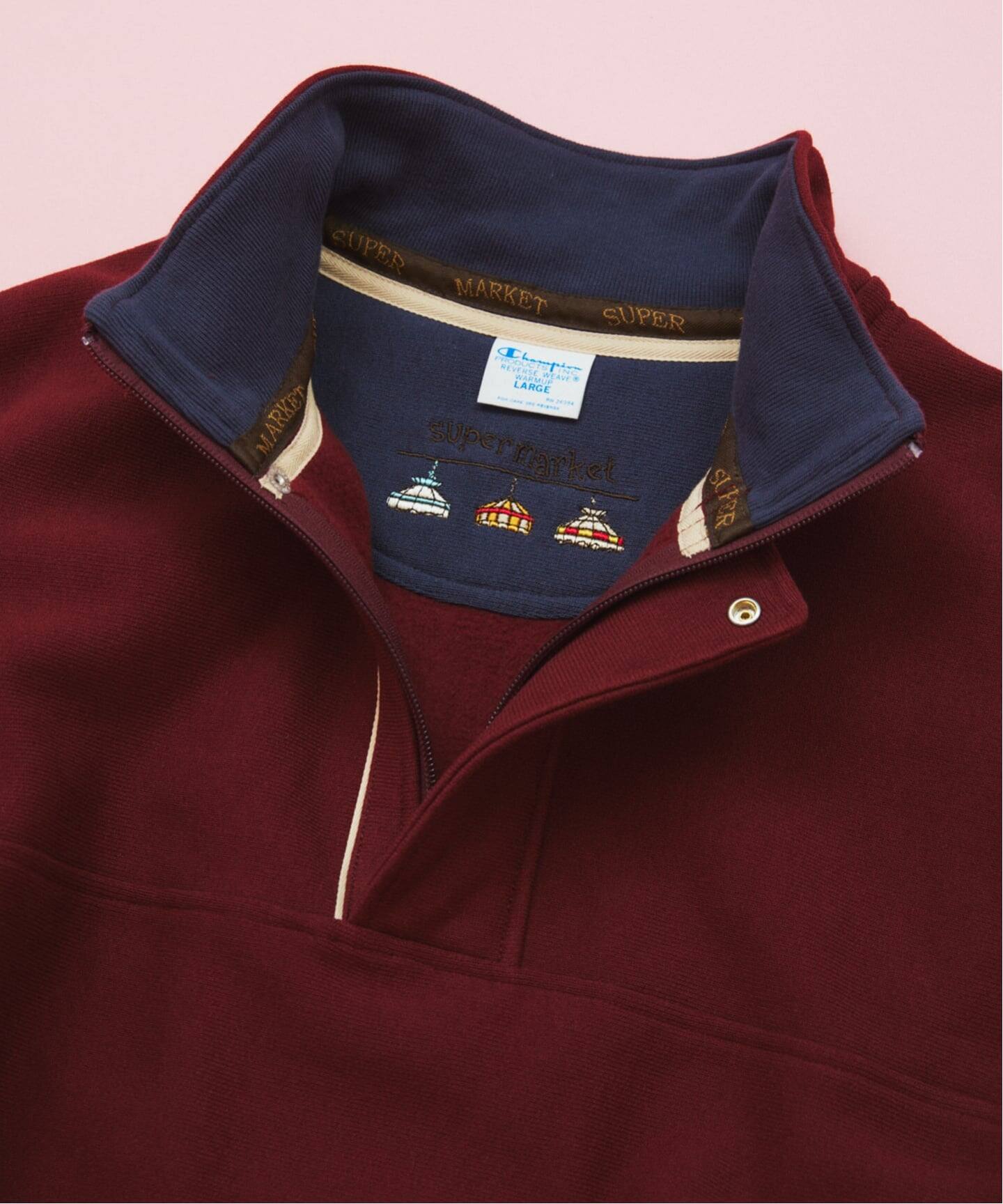 CHAMPION / チャンピオン for スーパーマーケット ハーフ ジップ