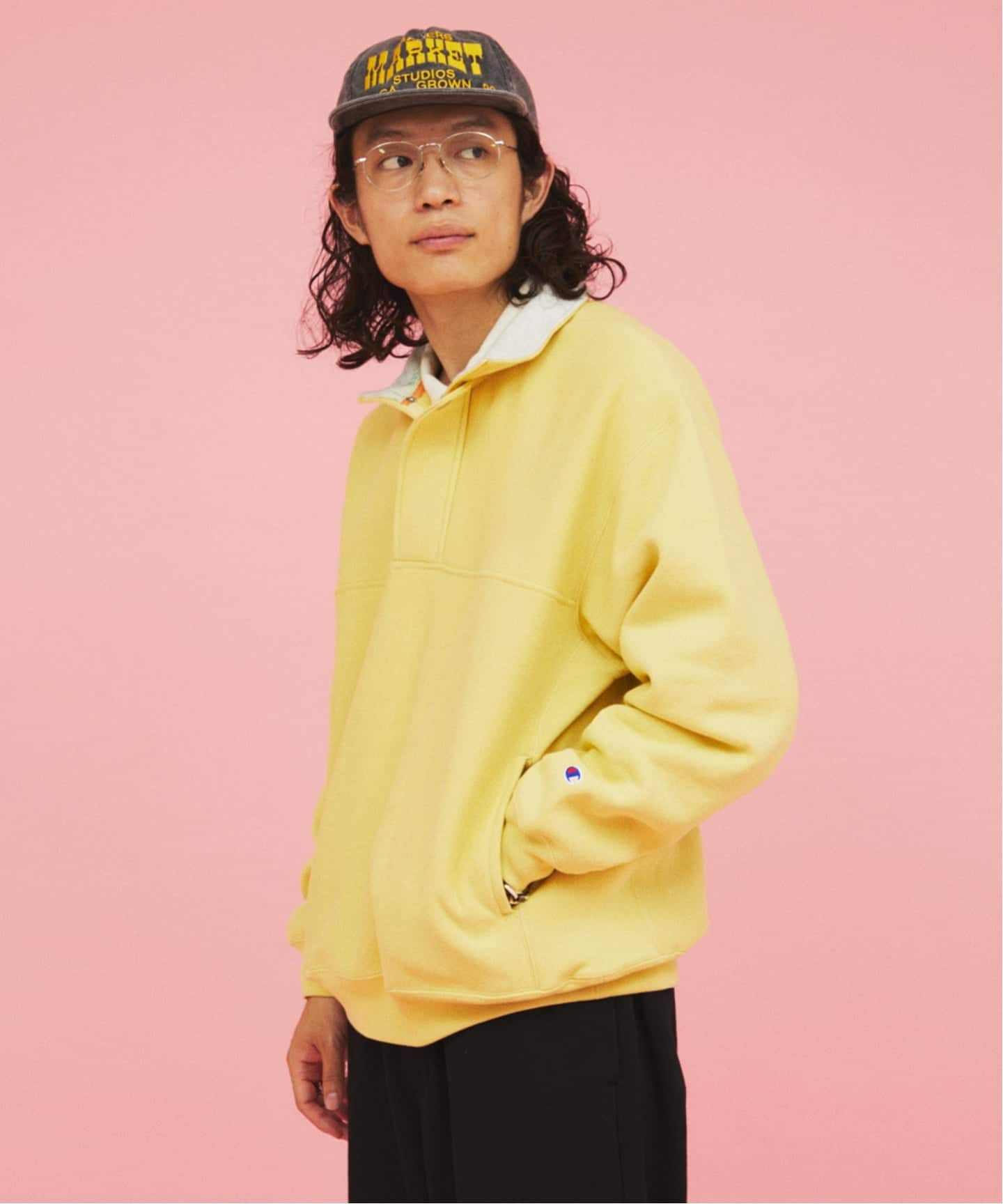 CHAMPION / チャンピオン for スーパーマーケット ハーフ ジップ