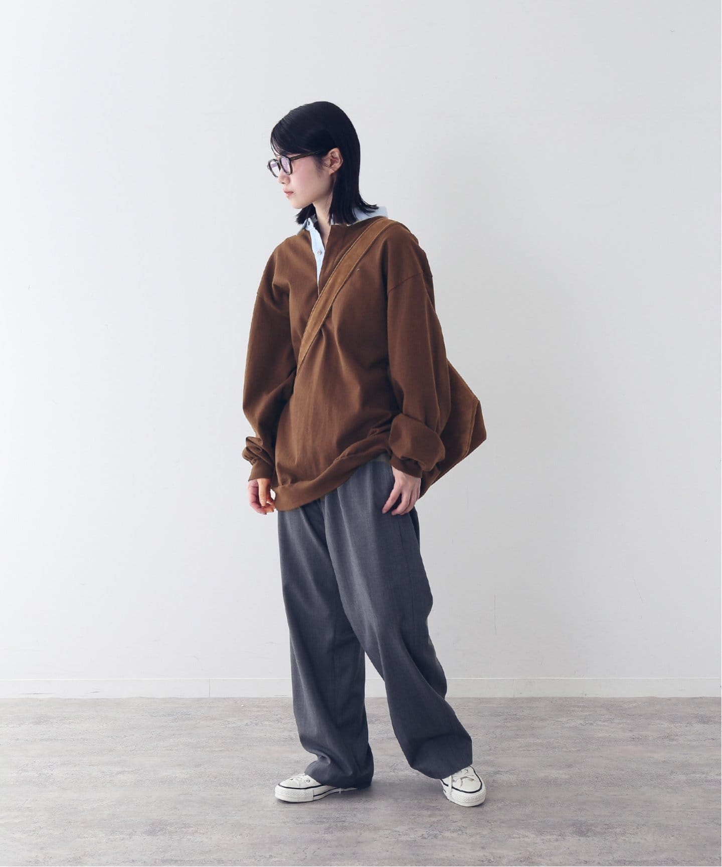 FOLL / フォル】dry cotton rugby shirt（Tシャツ／カットソー
