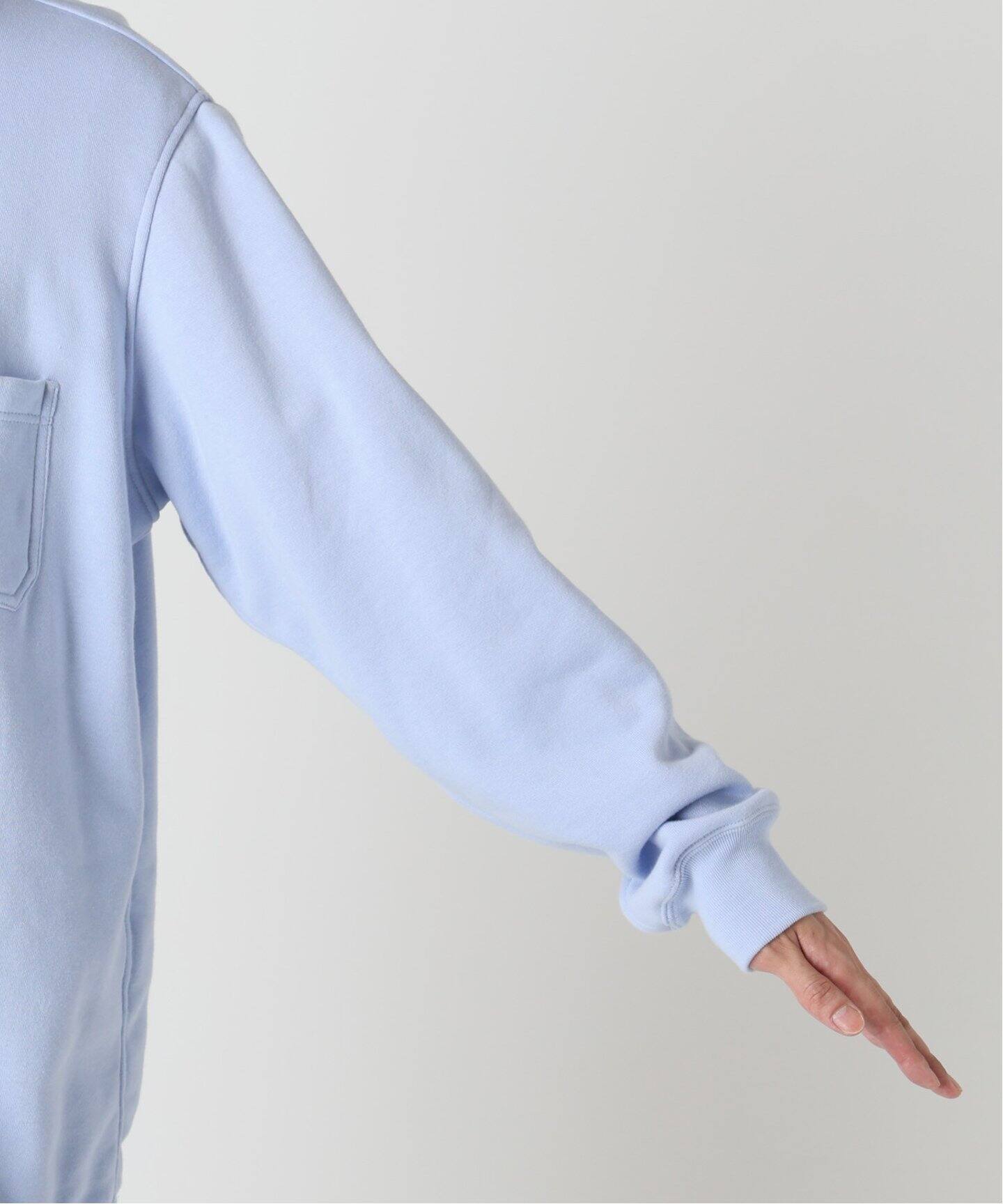 予約》【FOLL/フォル】superfine cotton sweat shirt blouson