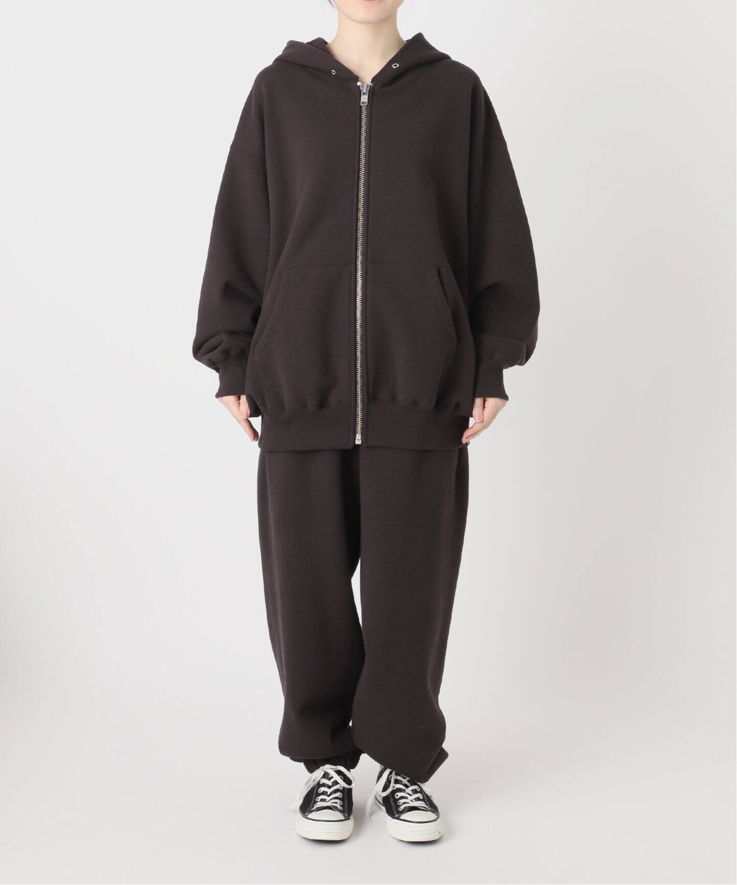 予約》【FOLL/フォル】max heavy sweat zip hoodie（パーカー