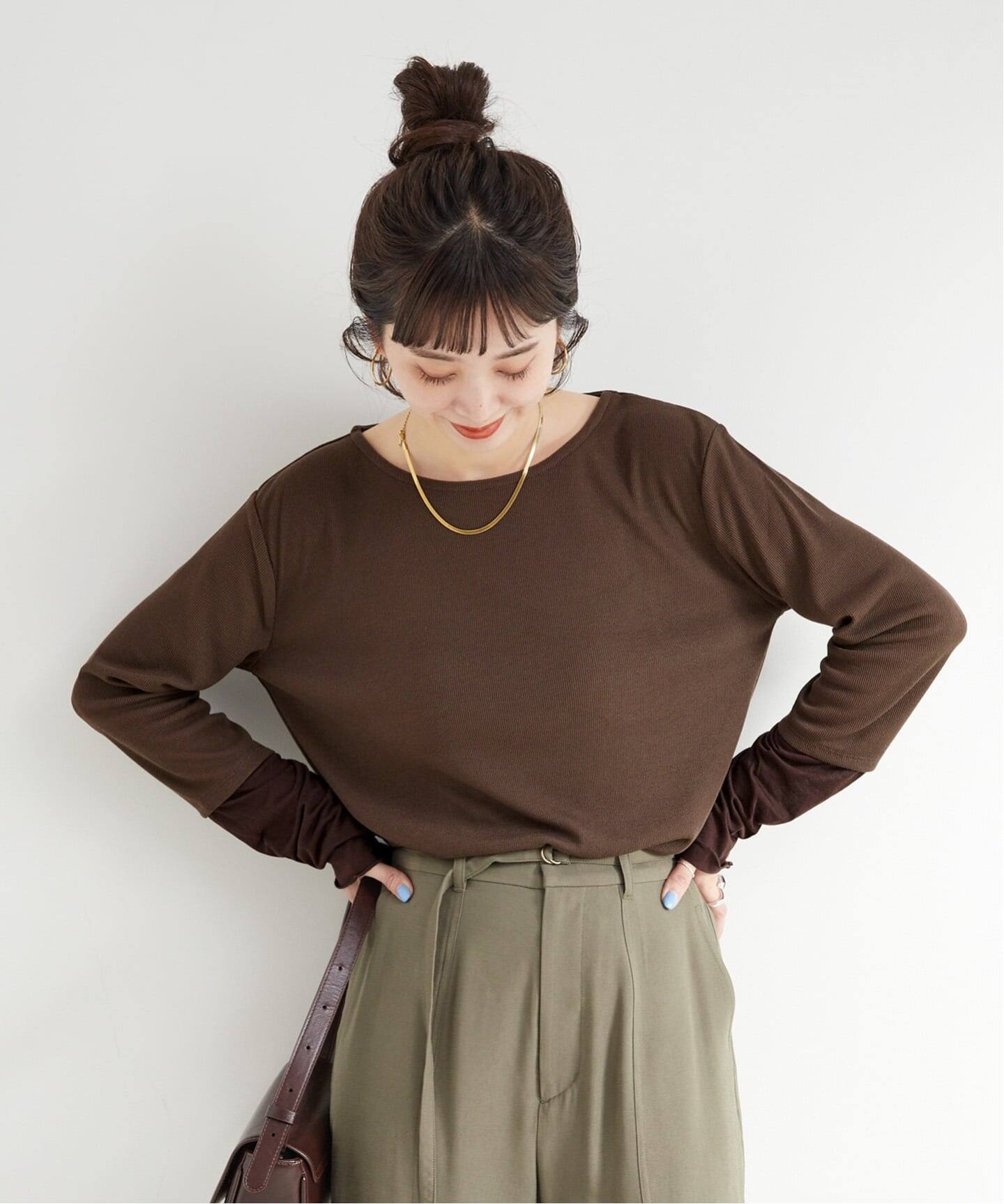 WEB限定】 ウォッシャブル / シアードッキングプルオーバー（Tシャツ