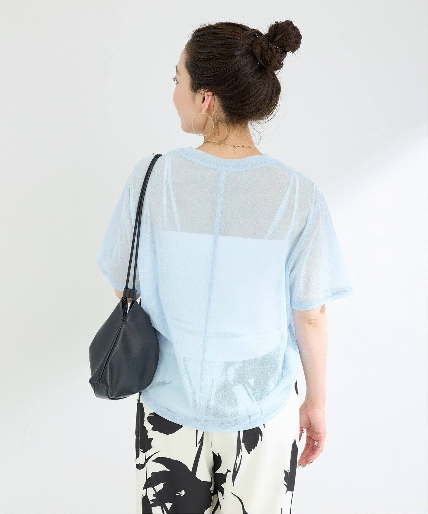 2点セット》ウォッシャブル / NYチュールオーバーTシャツ（T