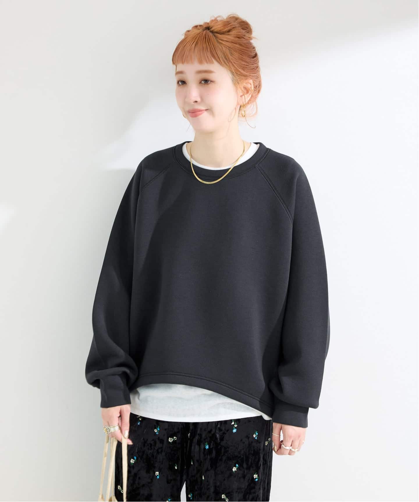 追加8》手洗い可 / ダンボールコクーンプルオーバー（スウェット