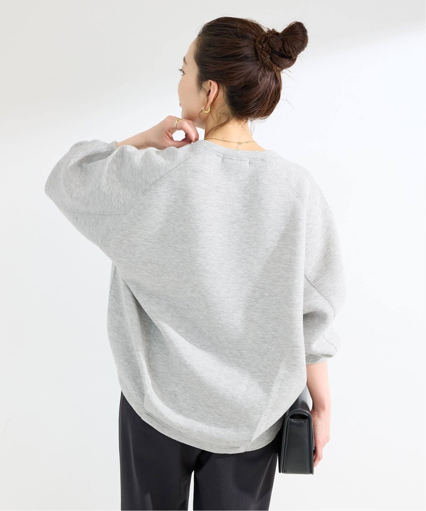 【未使用】SLOBE IENA  ダンボールコクーンプルオーバー 手洗い可能 SLOBE IENA - 【未使用】SLOBE IENA ダンボールコクーンプルオーバー