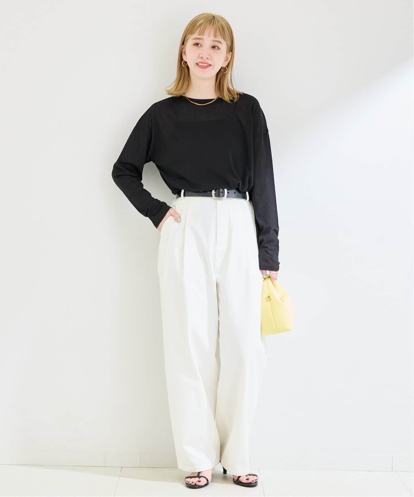 【25SS】マイスタンダードシアーロンT MY STANDARD シアーロンT | NOLLEY'S(ノーリーズ)レディース
