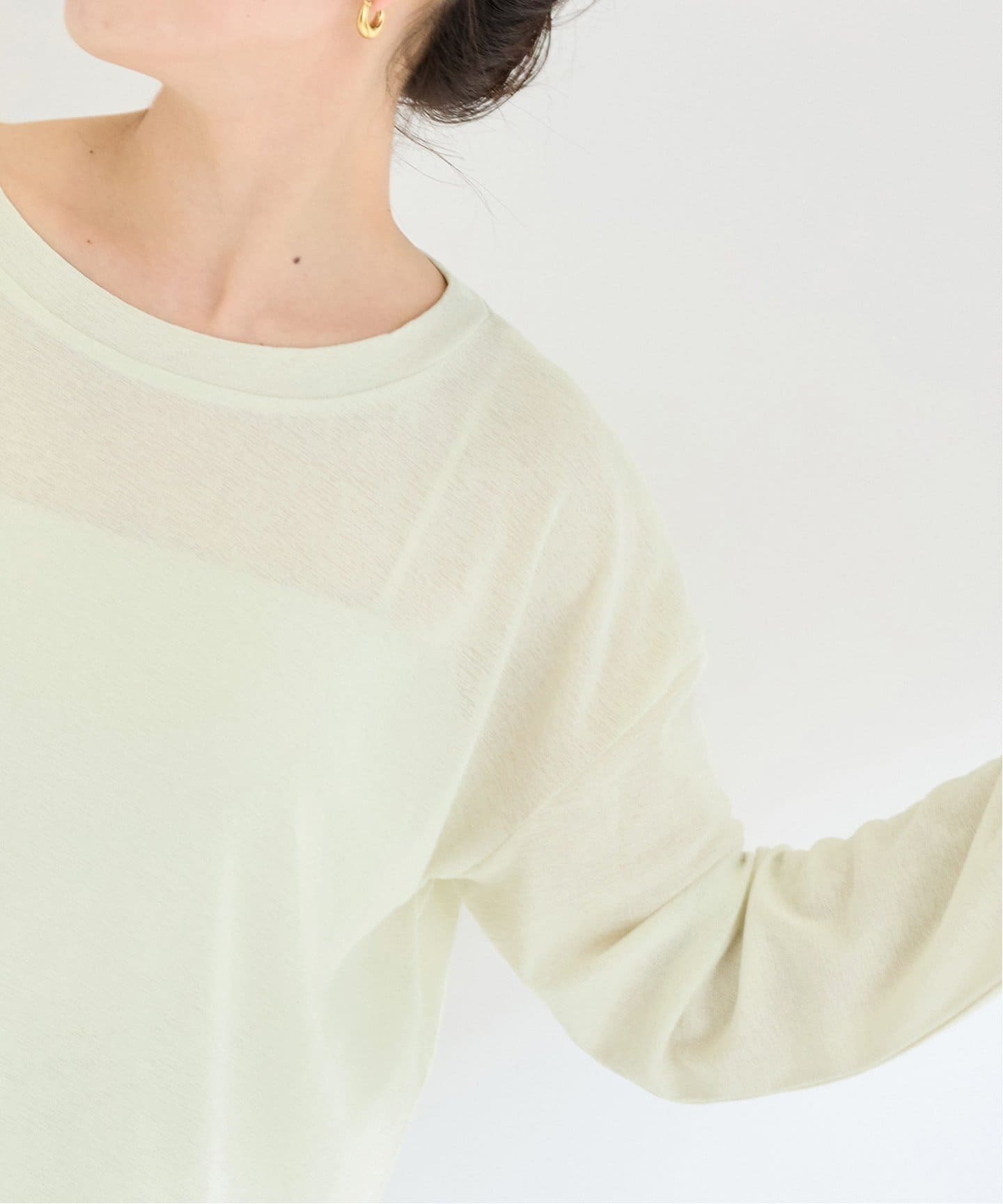【25SS】マイスタンダードシアーロンT MY STANDARD シアーロンT | NOLLEY'S(ノーリーズ)レディース