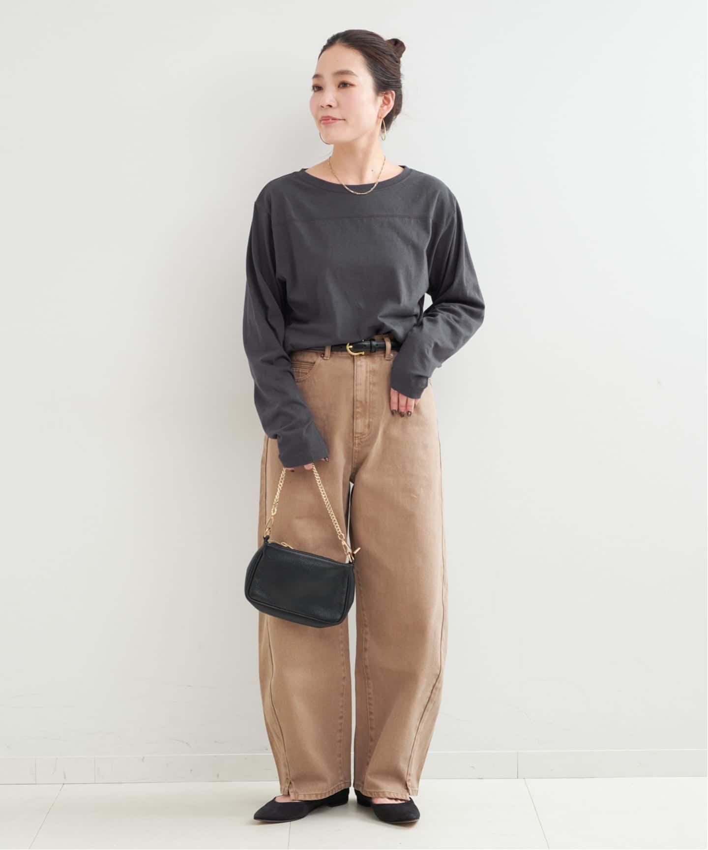 WEB＋一部店舗限定】手洗い可 / ウール混フットボールTEE（Tシャツ