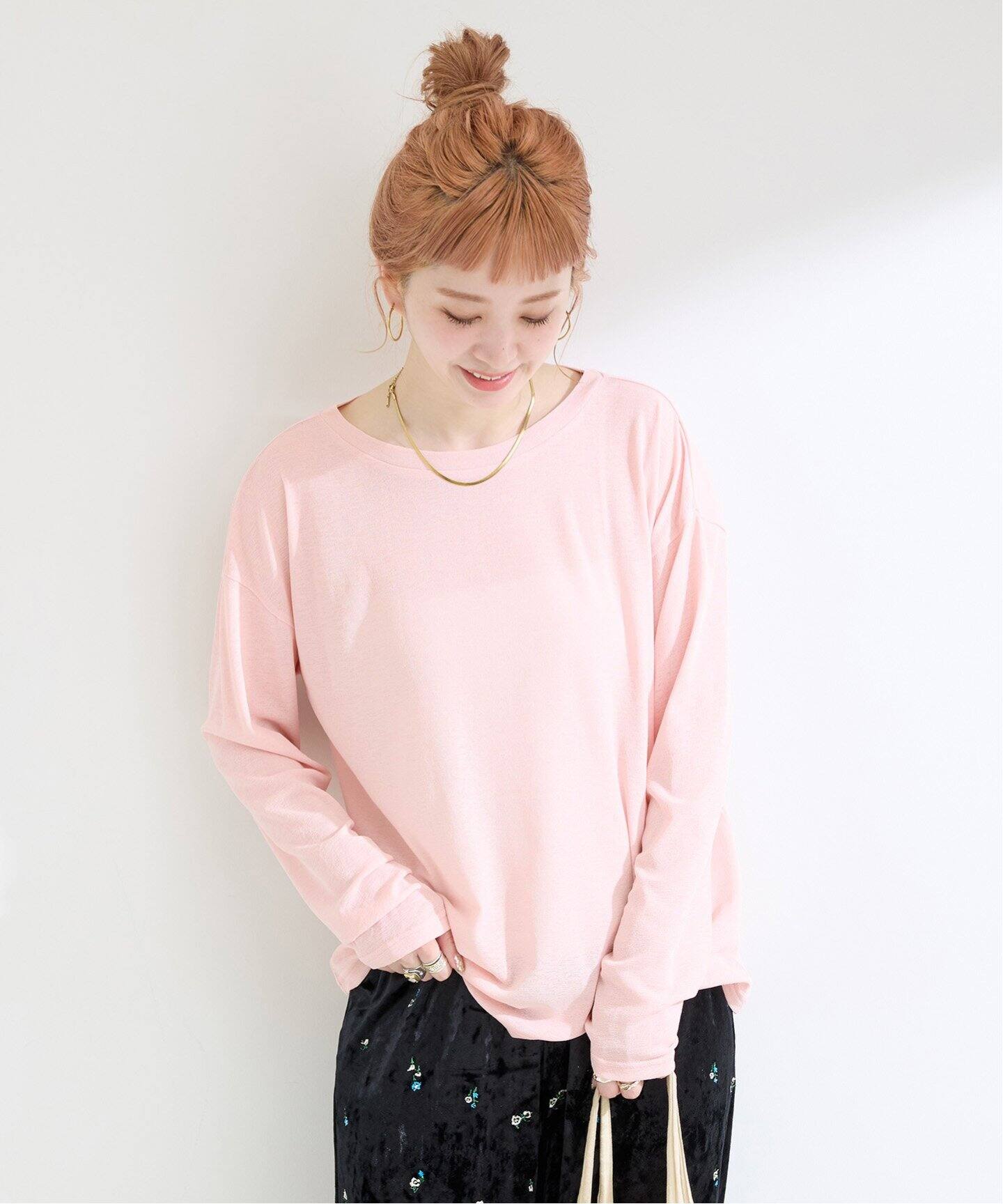 追加2》ウォッシャブル / スラブシアーロンTEE（Tシャツ