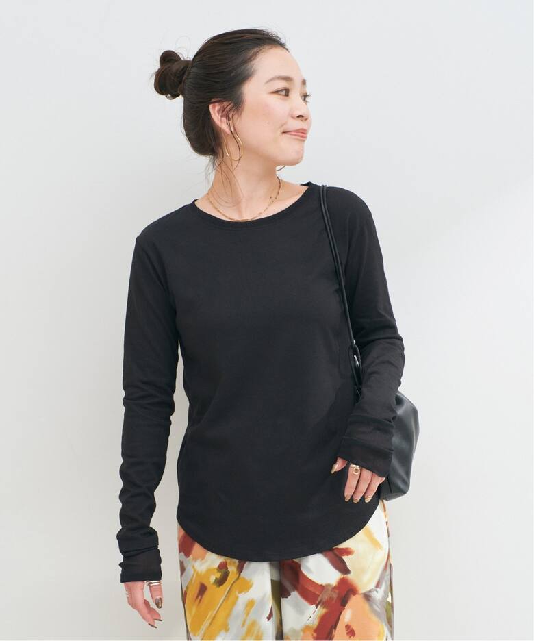 袖シアーレイヤードロンTEE（Tシャツ／カットソー）｜B.C STOCK（ベー 