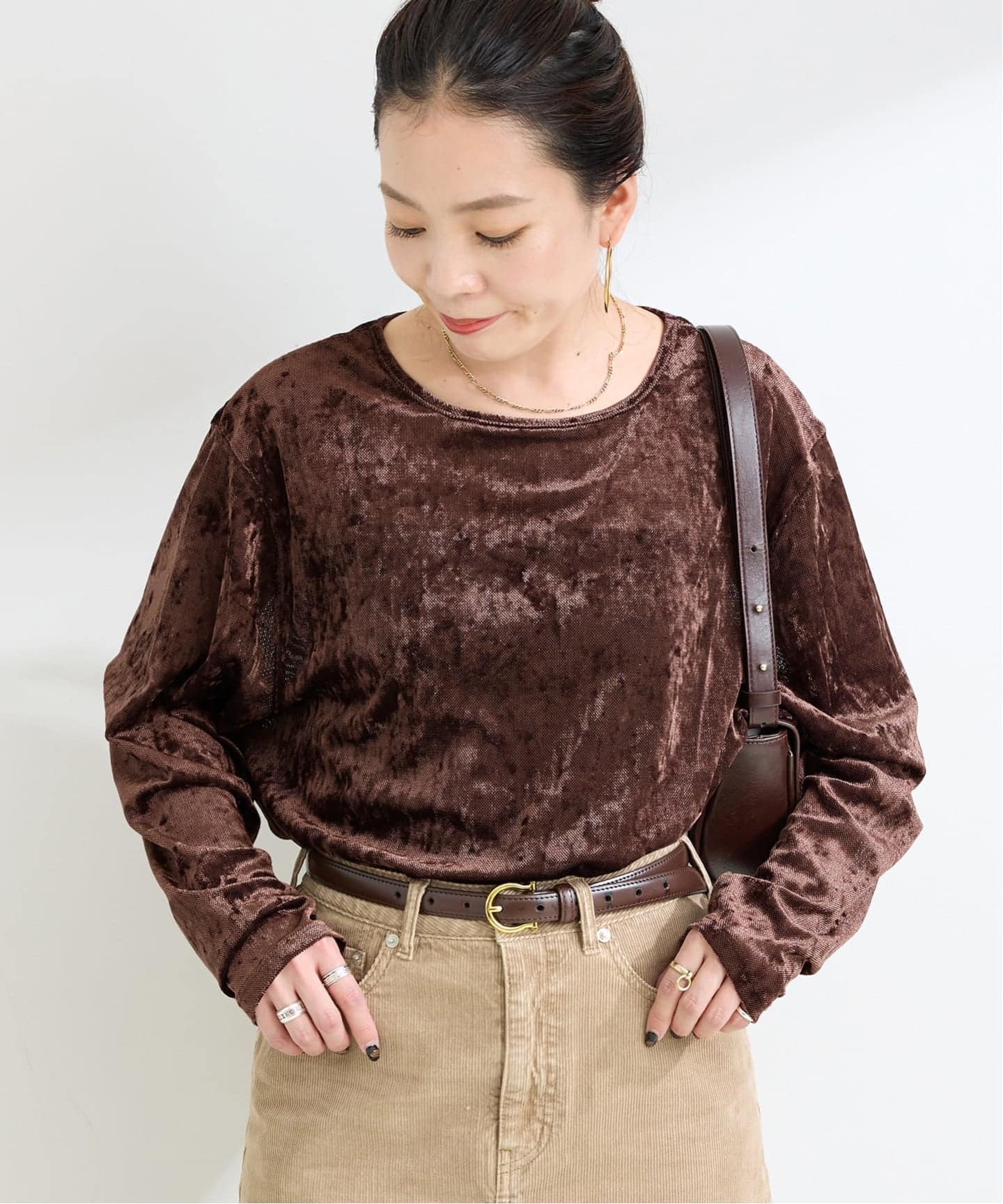 追加2》シアーベロアカットソー（Tシャツ／カットソー）｜B.C STOCK
