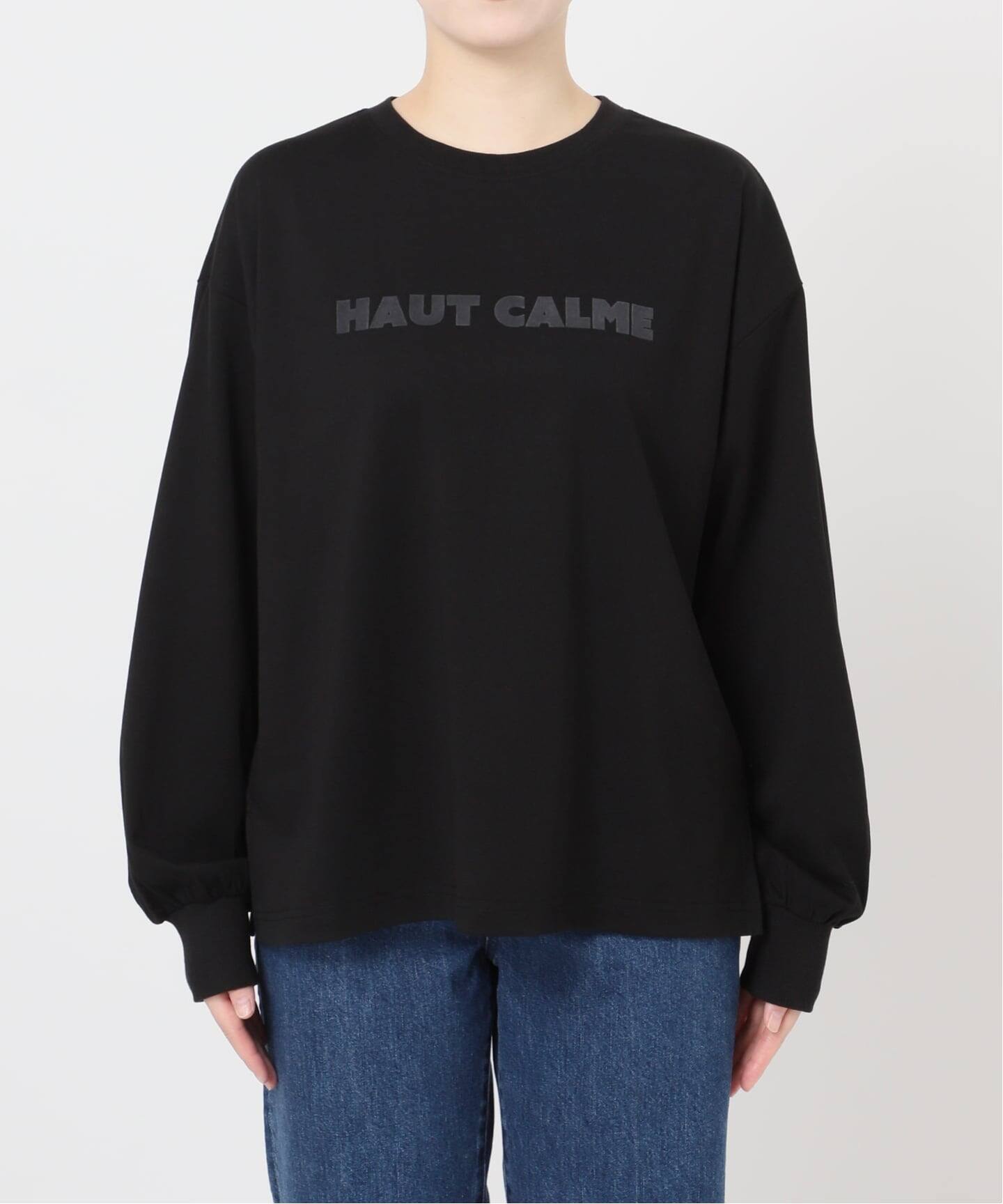 追加》手洗い可 / フロッキープリントロゴロンTEE（Tシャツ