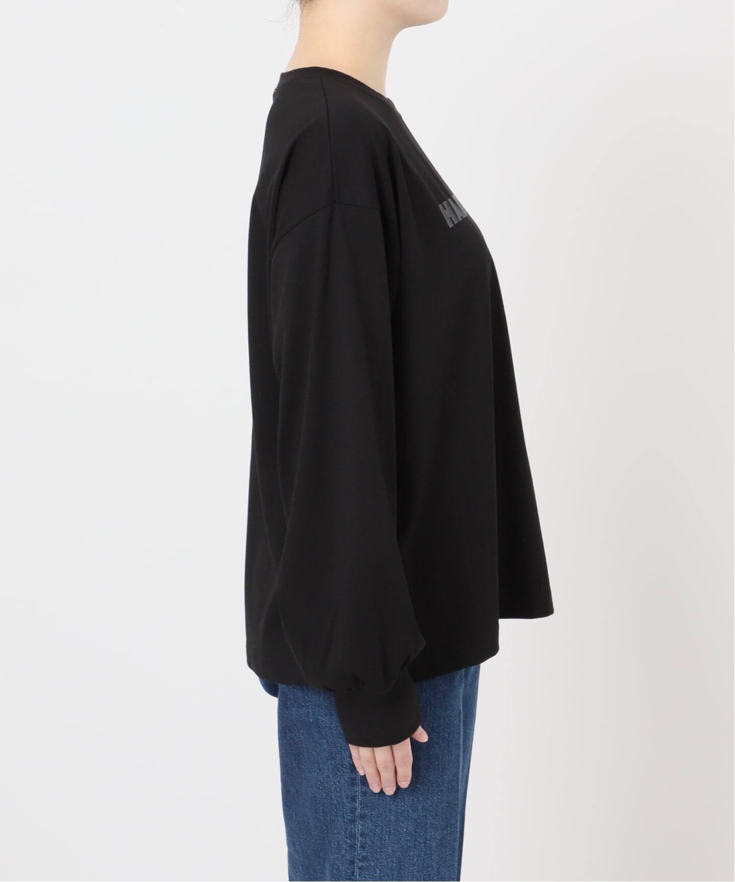 追加》手洗い可 / フロッキープリントロゴロンTEE（Tシャツ