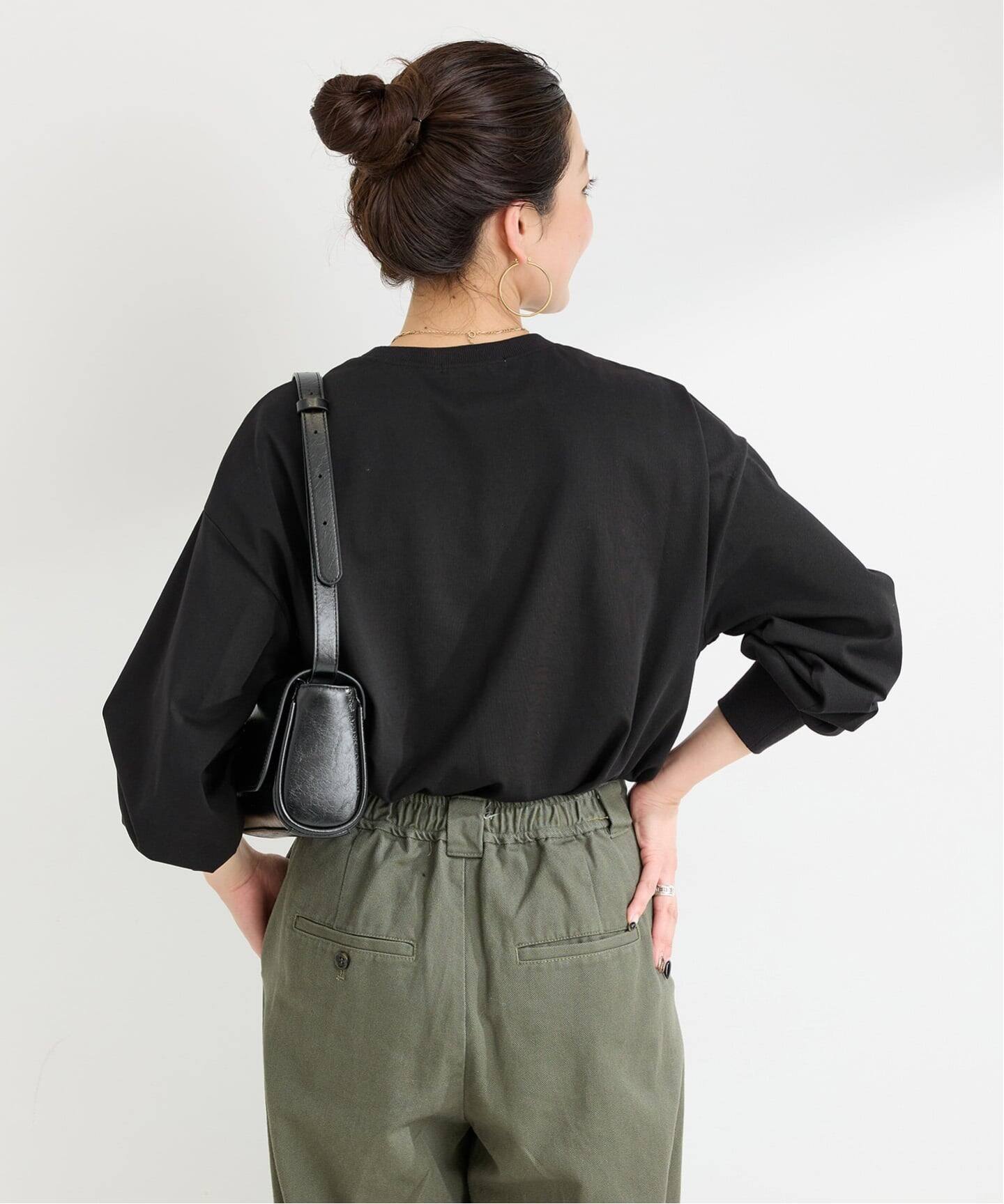 追加2》手洗い可 / フロッキープリントロゴロンTEE（Tシャツ