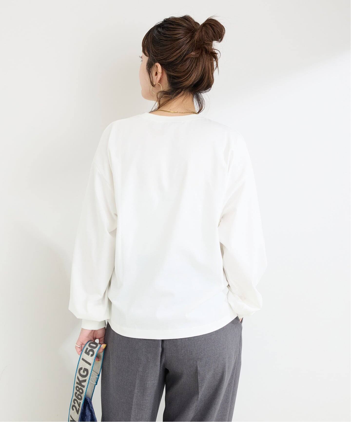 追加2》手洗い可 / フロッキープリントロゴロンTEE（Tシャツ