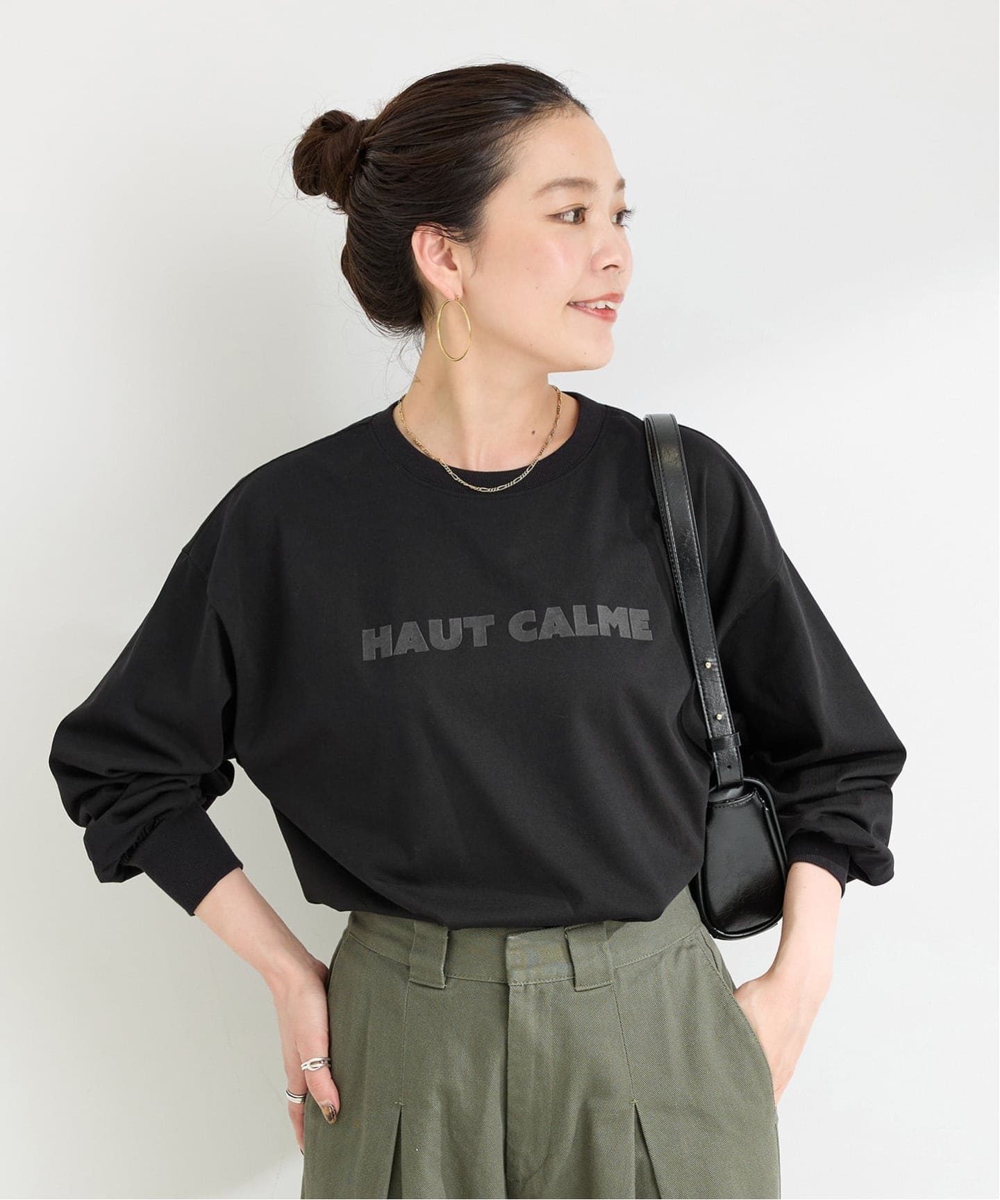 追加2》手洗い可 / フロッキープリントロゴロンTEE（Tシャツ