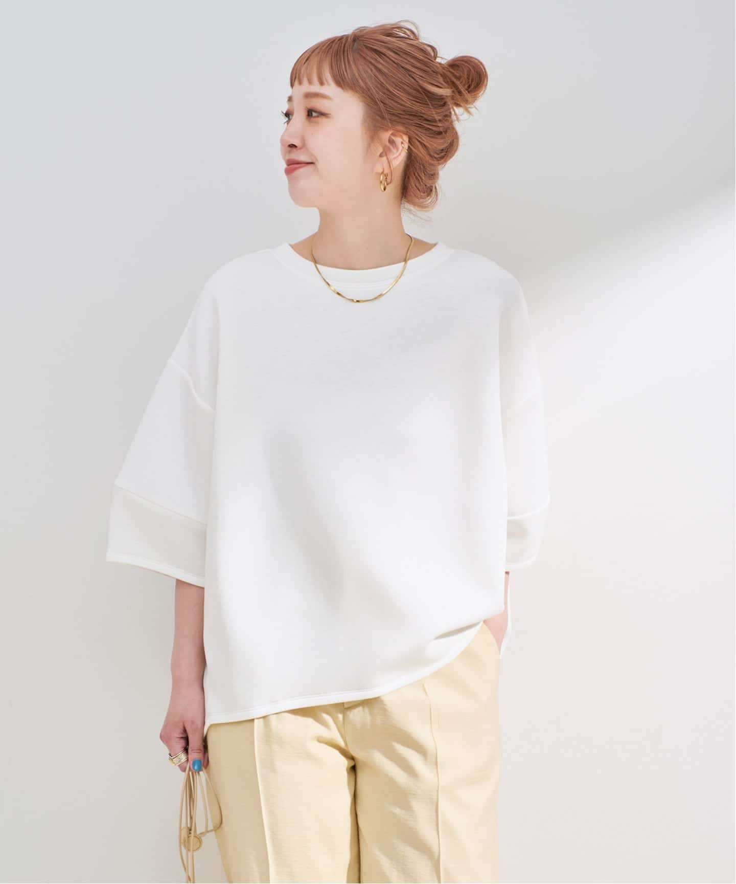 ハーフスリーブブルゾン （オフホワイト） PRANK PROJECT｜ハーフスリーブメッシュトラックブルゾン