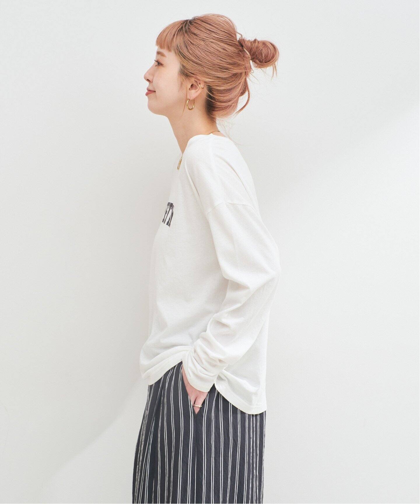 ウォッシャブル / シアーロゴロンTEE（Tシャツ／カットソー）｜B.C