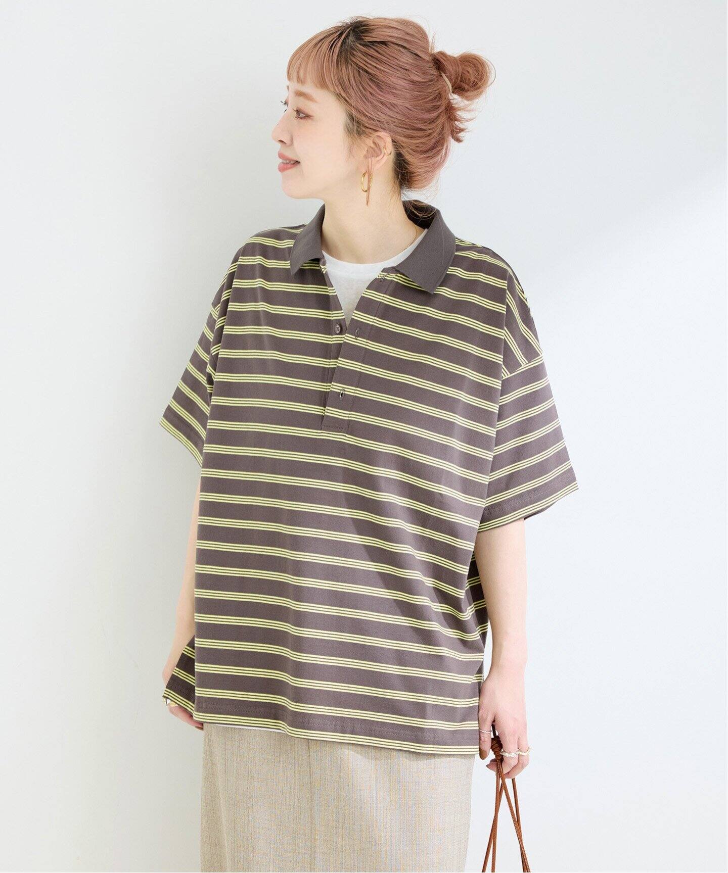 【タグ付き】inscrire 2023ss bolero sweat shirt B.C STOCK｜《予約》手洗い可 / 襟付きニットプルオーバー