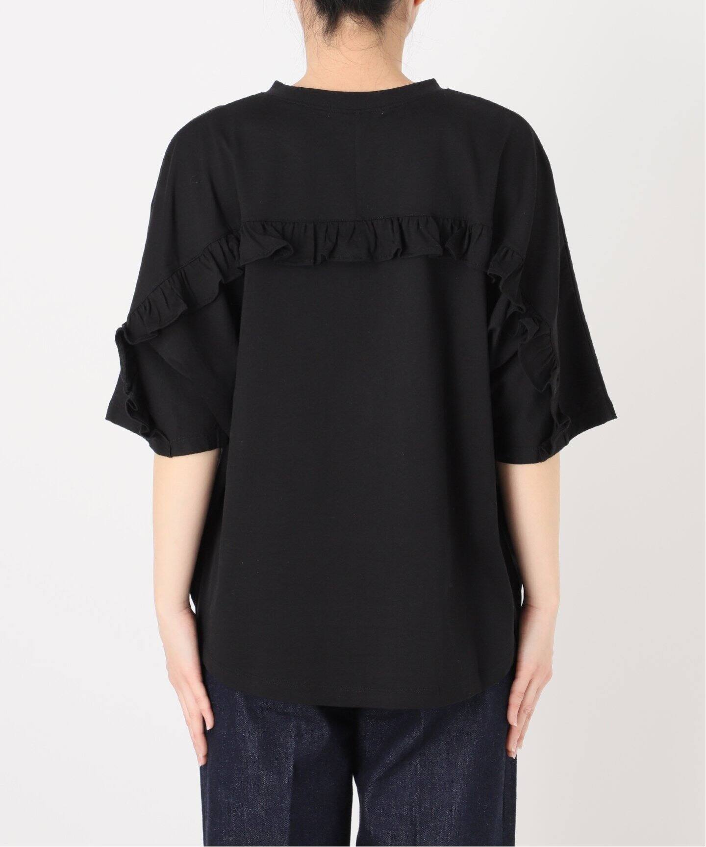 専用！！新品未使用　ウォッシャブル　バックフリルTEE ウォッシャブル / バックフリルTEE（Tシャツ／カットソー）｜B.C