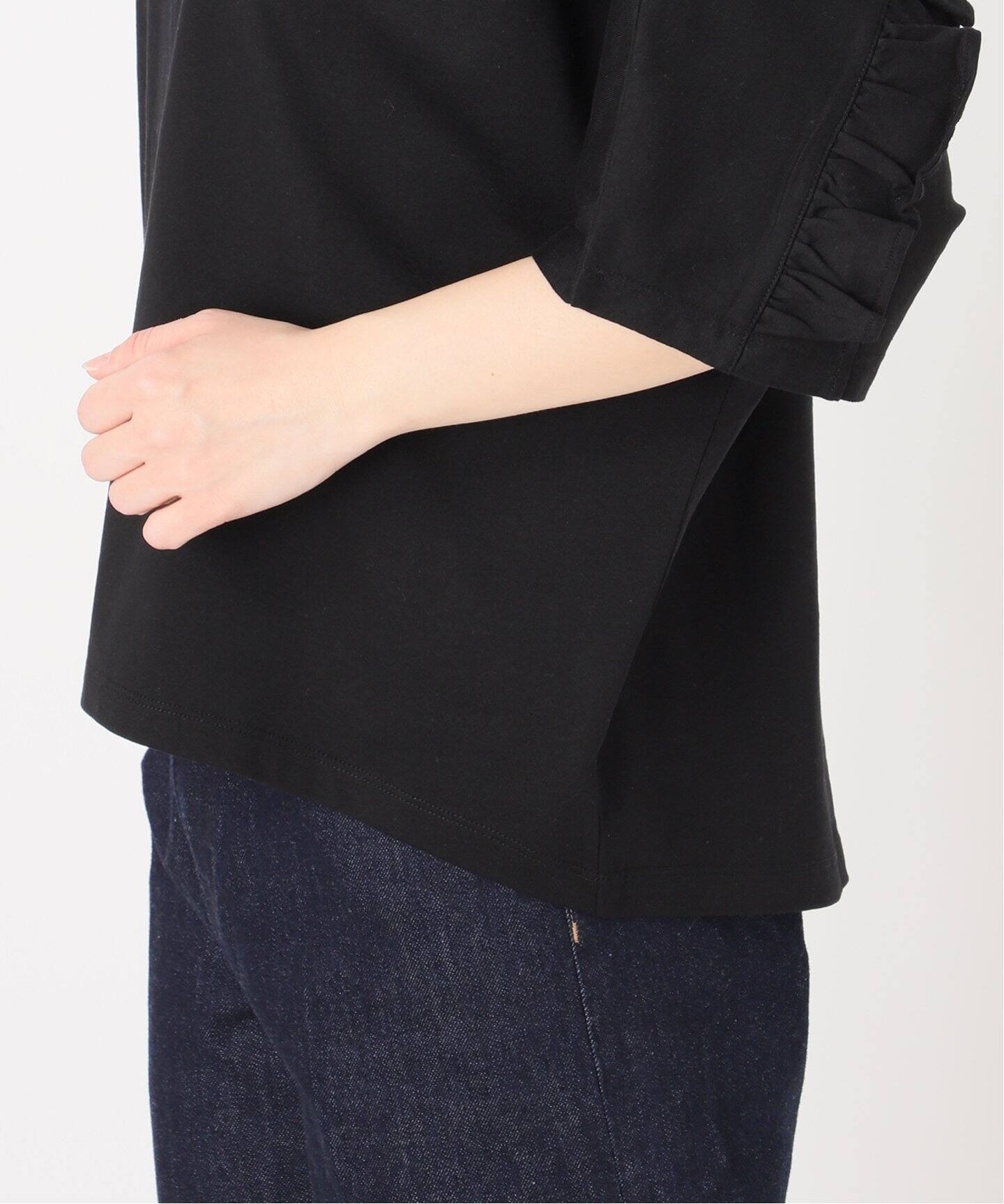 専用！！新品未使用　ウォッシャブル　バックフリルTEE ウォッシャブル / バックフリルTEE（Tシャツ/カットソー）｜B.C